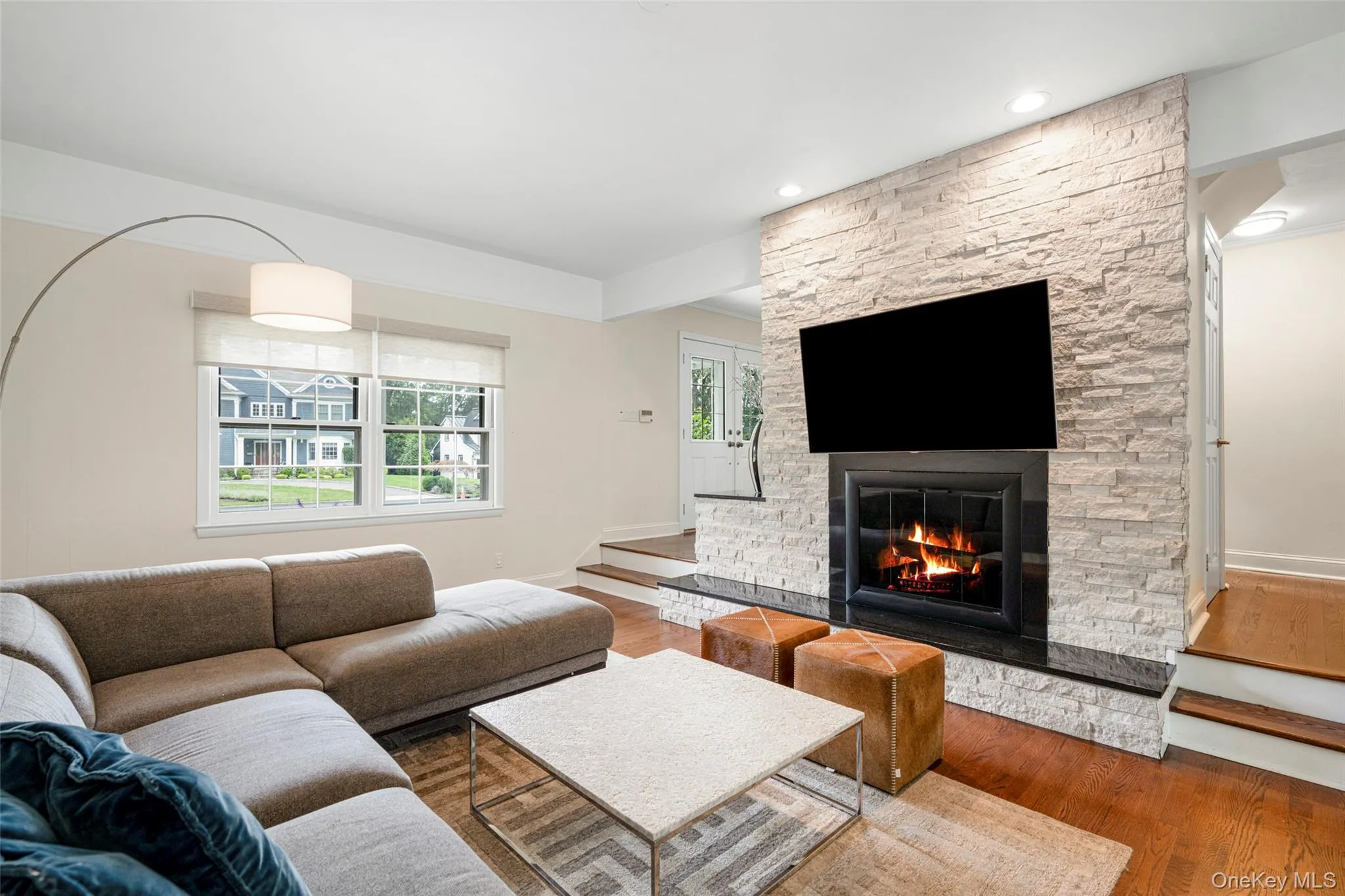 Cozy Family Room with fireplace. Cozy Family Room with fireplace.