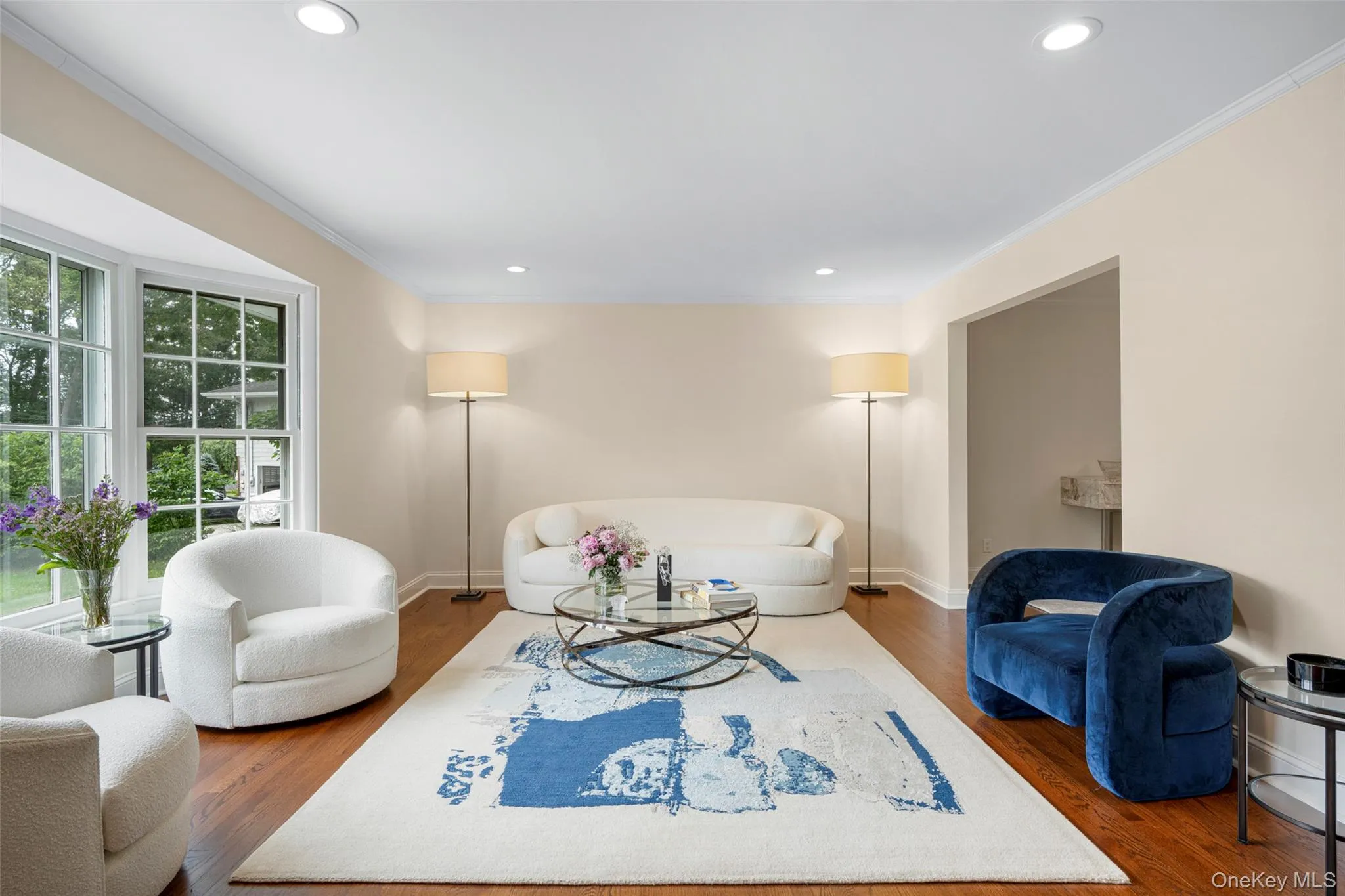 Bring the outside with these large windows in the formal Living Room. Bring the outside with these large windows in the formal Living Room.