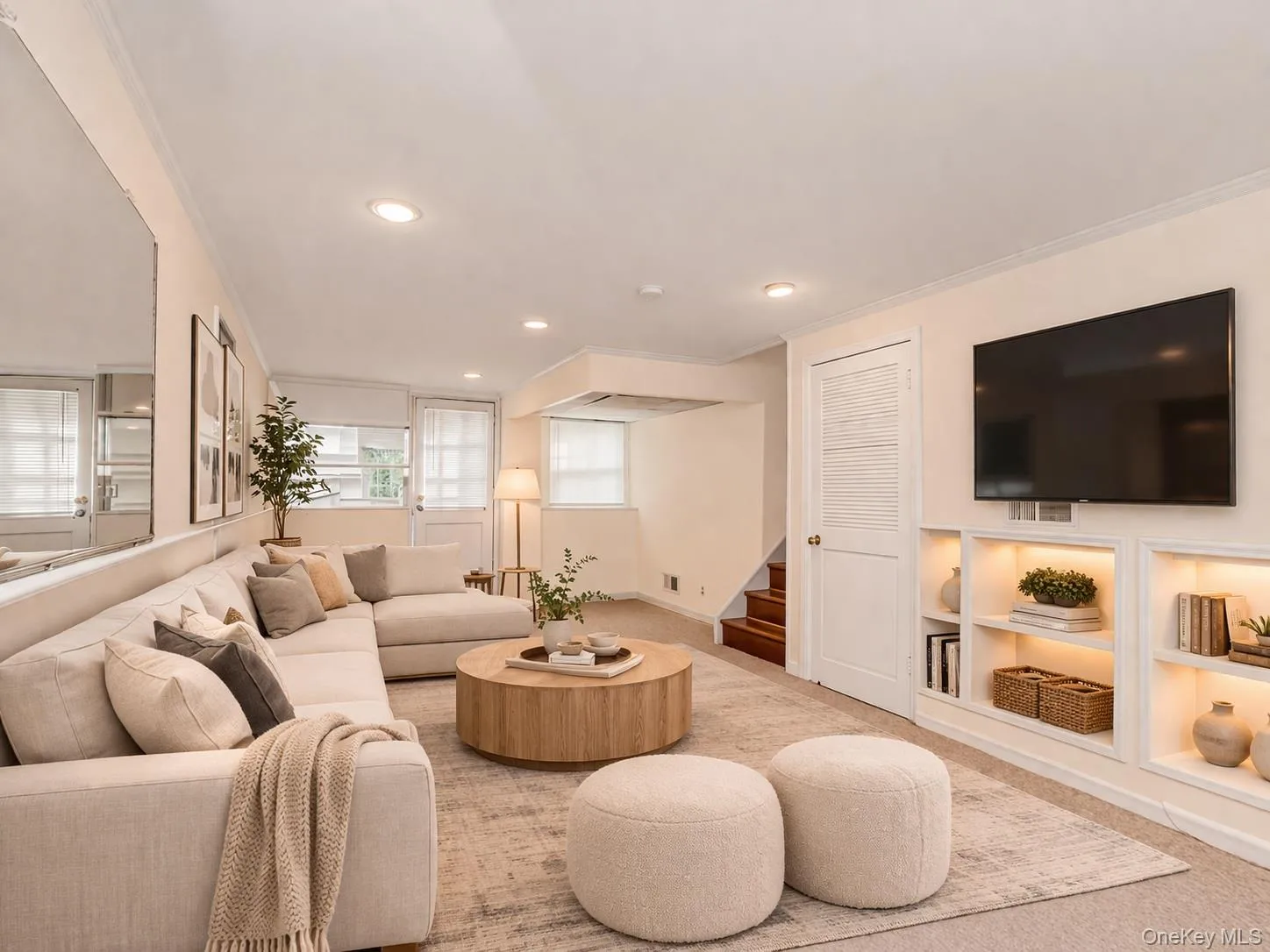 Virtually staged Family Room Virtually staged Family Room