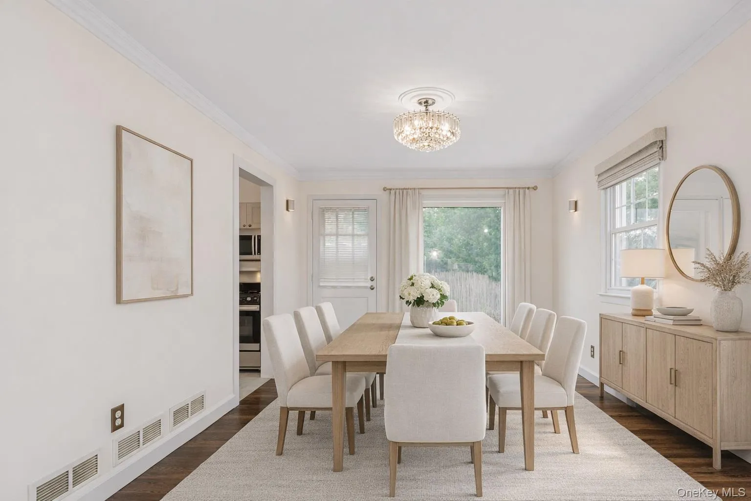 Virtually Staged Dining room Virtually Staged Dining room