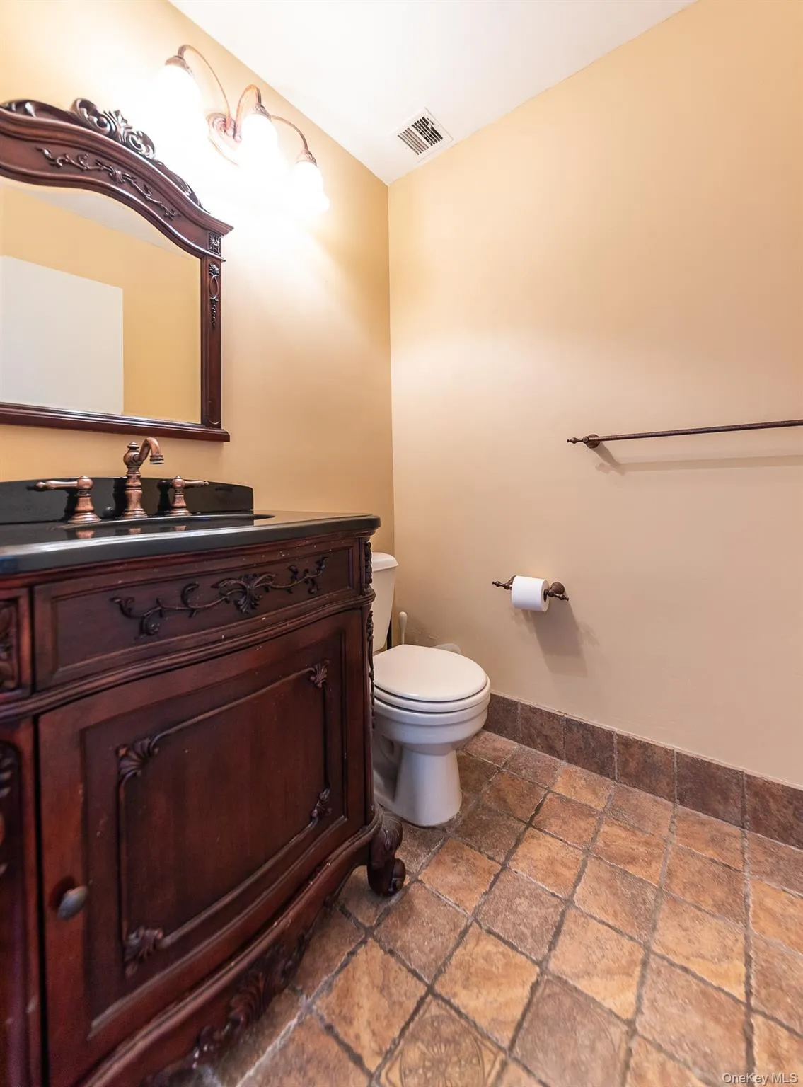 Updated half bathroom Updated half bathroom