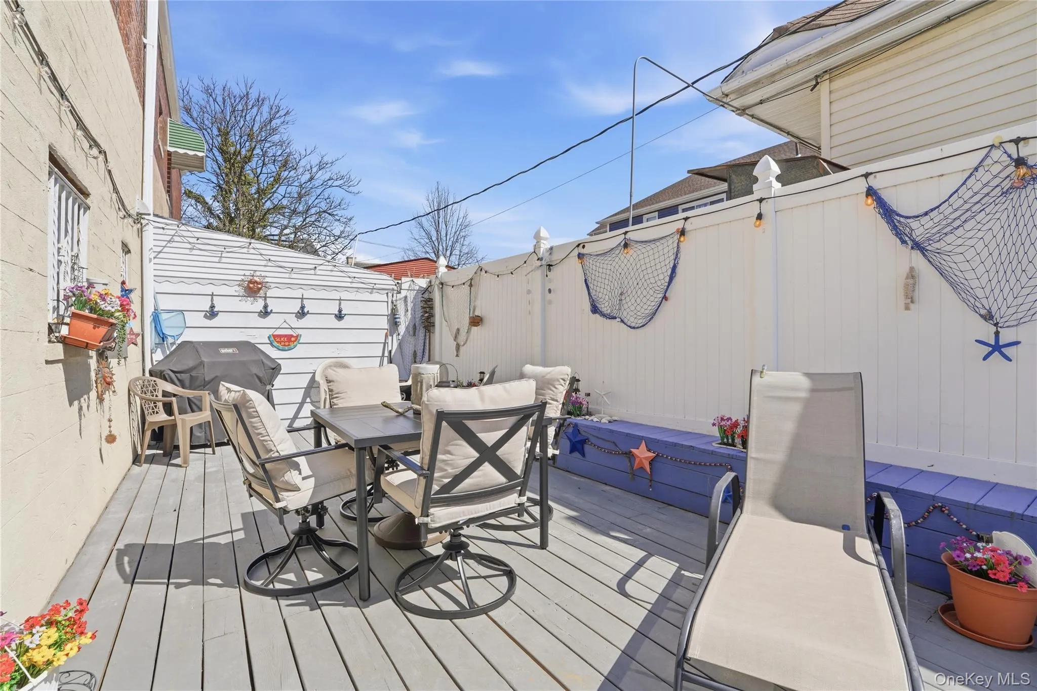 deck off Kitchen with above ground pool deck off Kitchen with above ground pool