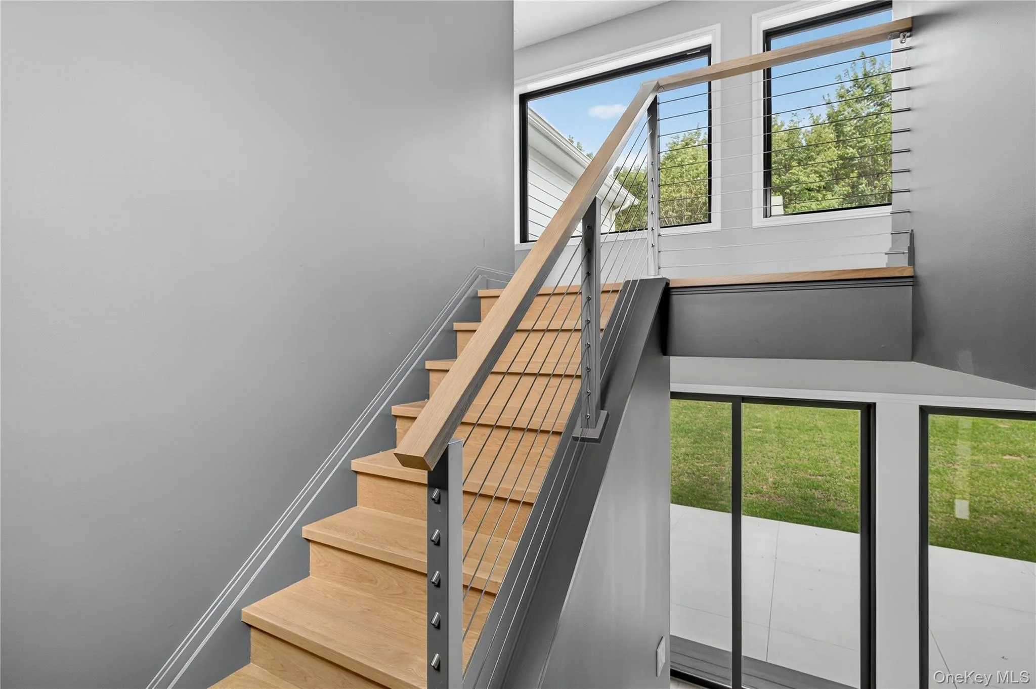 Stairs featuring baseboards Stairs featuring baseboards
