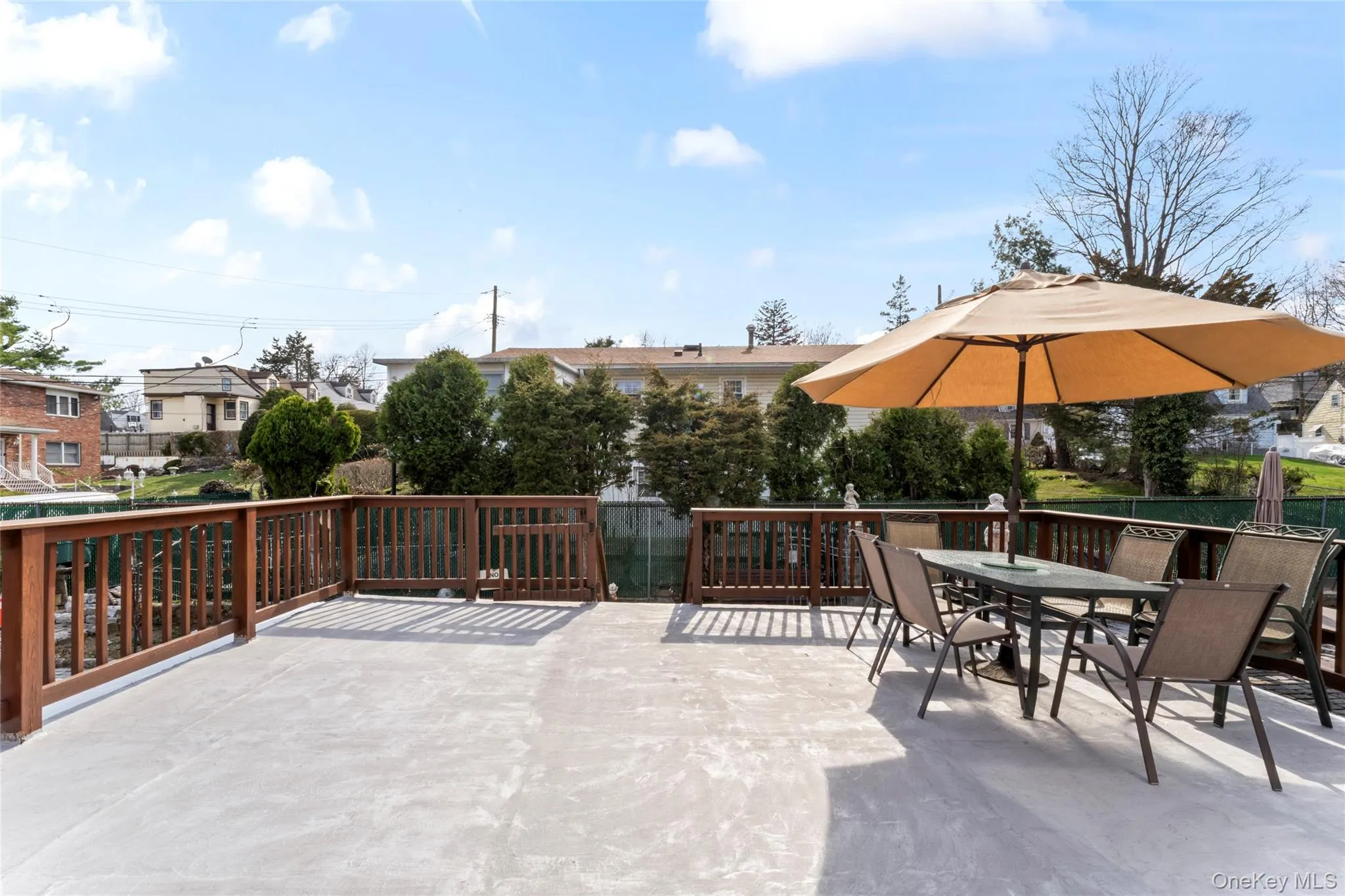 View of patio with outdoor dining space~stairs to Property~Door from Main Kitchen View of patio with outdoor dining space~stairs to Property~Door from Main Kitchen