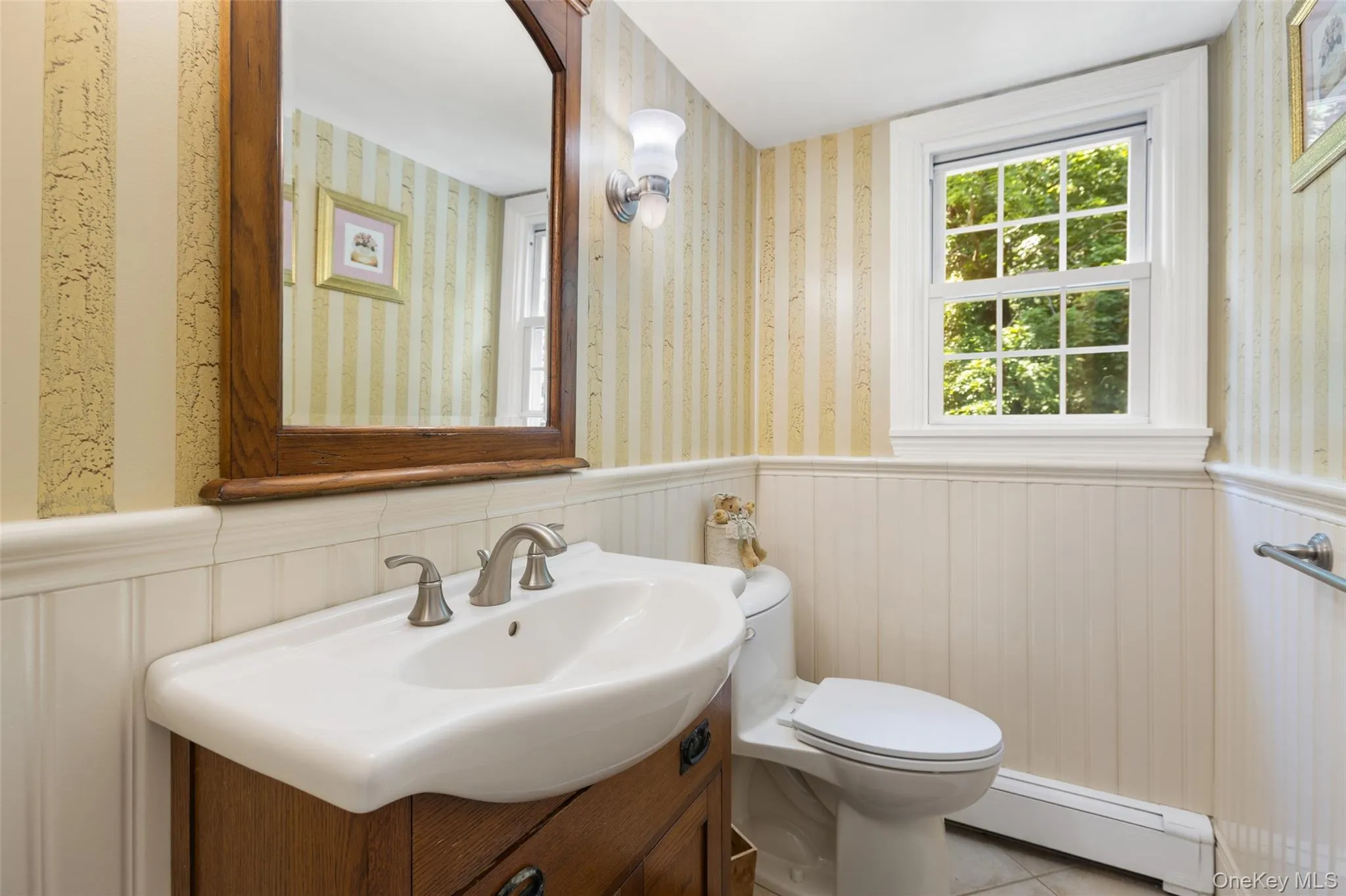 Updated Powder Room off Kitchen Updated Powder Room off Kitchen