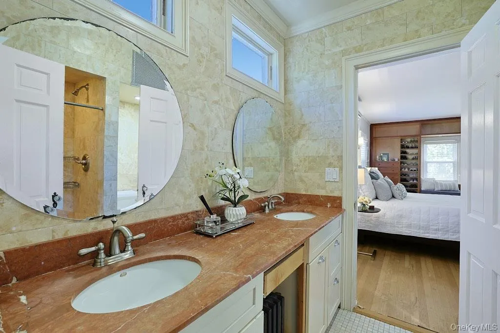 Primary bathroom is super-sized Primary bathroom is super-sized