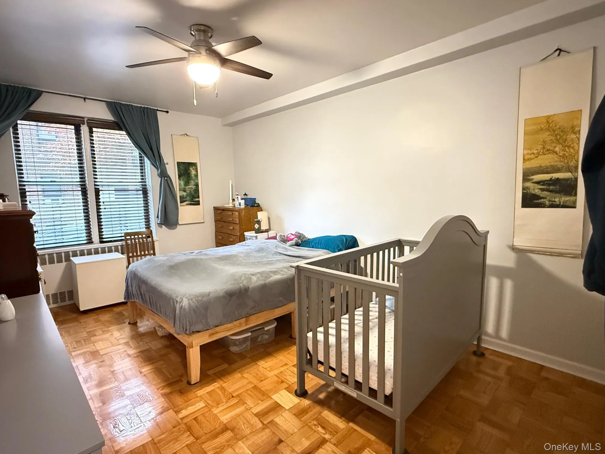 Hard wood floor throughout, crown molding throughout, 2 windows on each adjacent walls, 2 closets. Hard wood floor throughout, crown molding throughout, 2 windows on each adjacent walls, 2 closets.