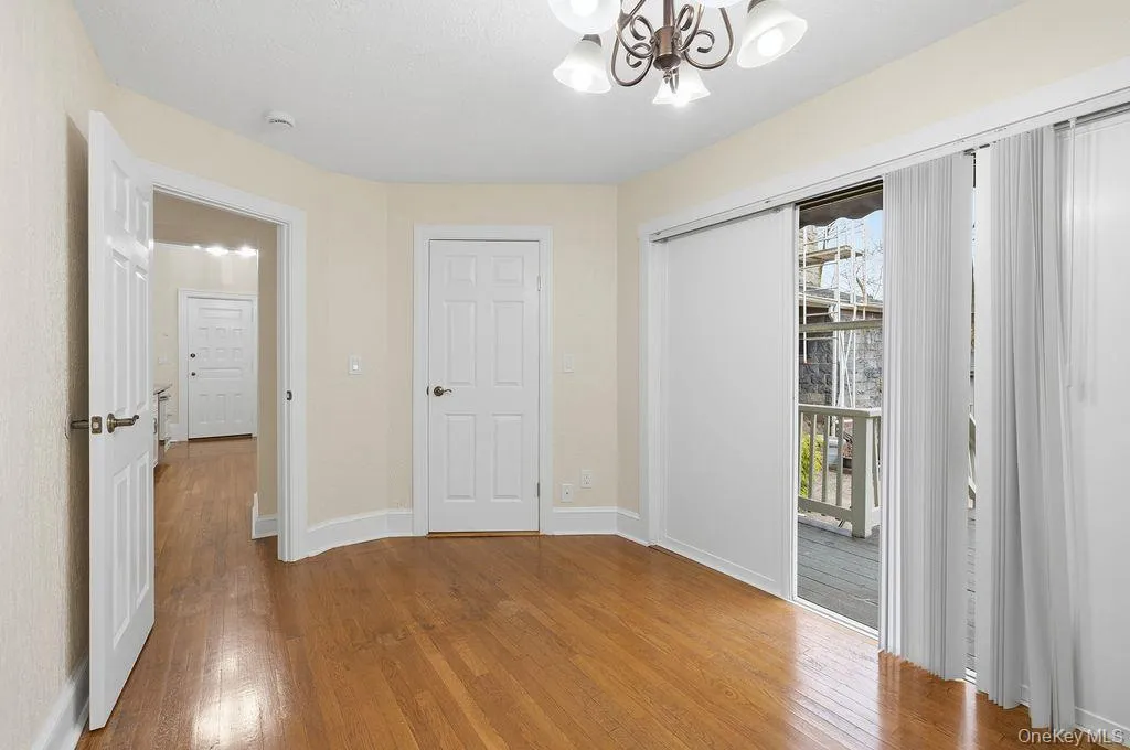 Second bedroom with deck access. Second bedroom with deck access.