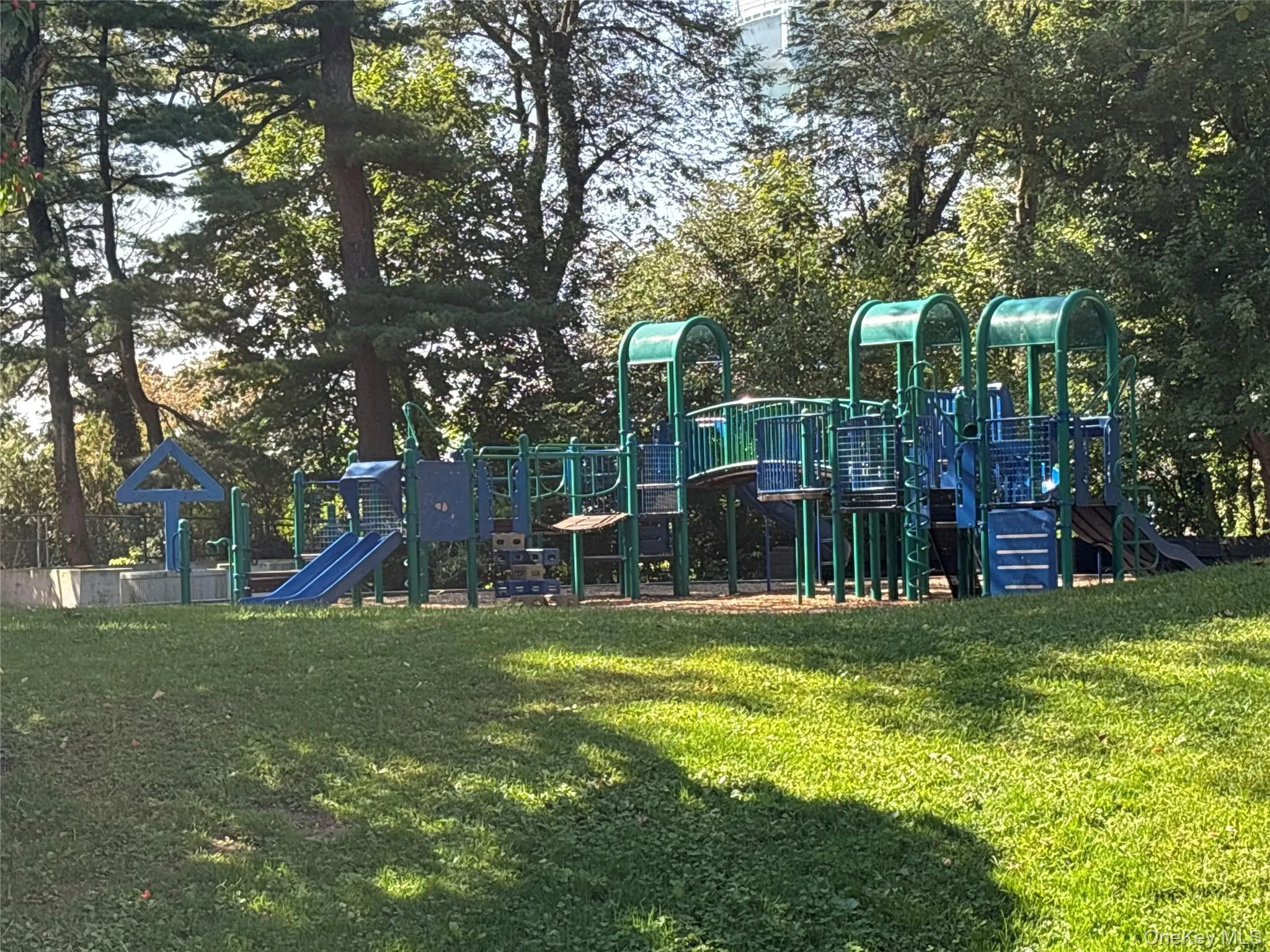 Community play area featuring a lawn Community play area featuring a lawn
