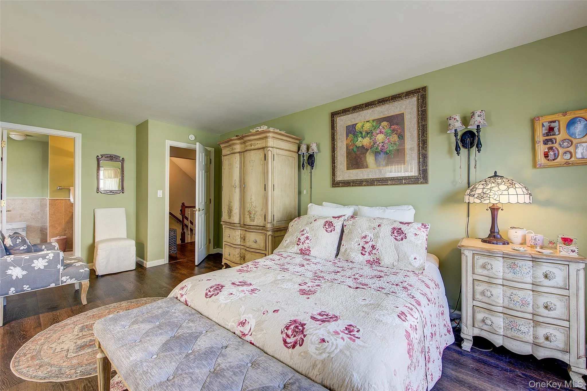 Bedroom featuring dark wood-type flooring Bedroom featuring dark wood-type flooring