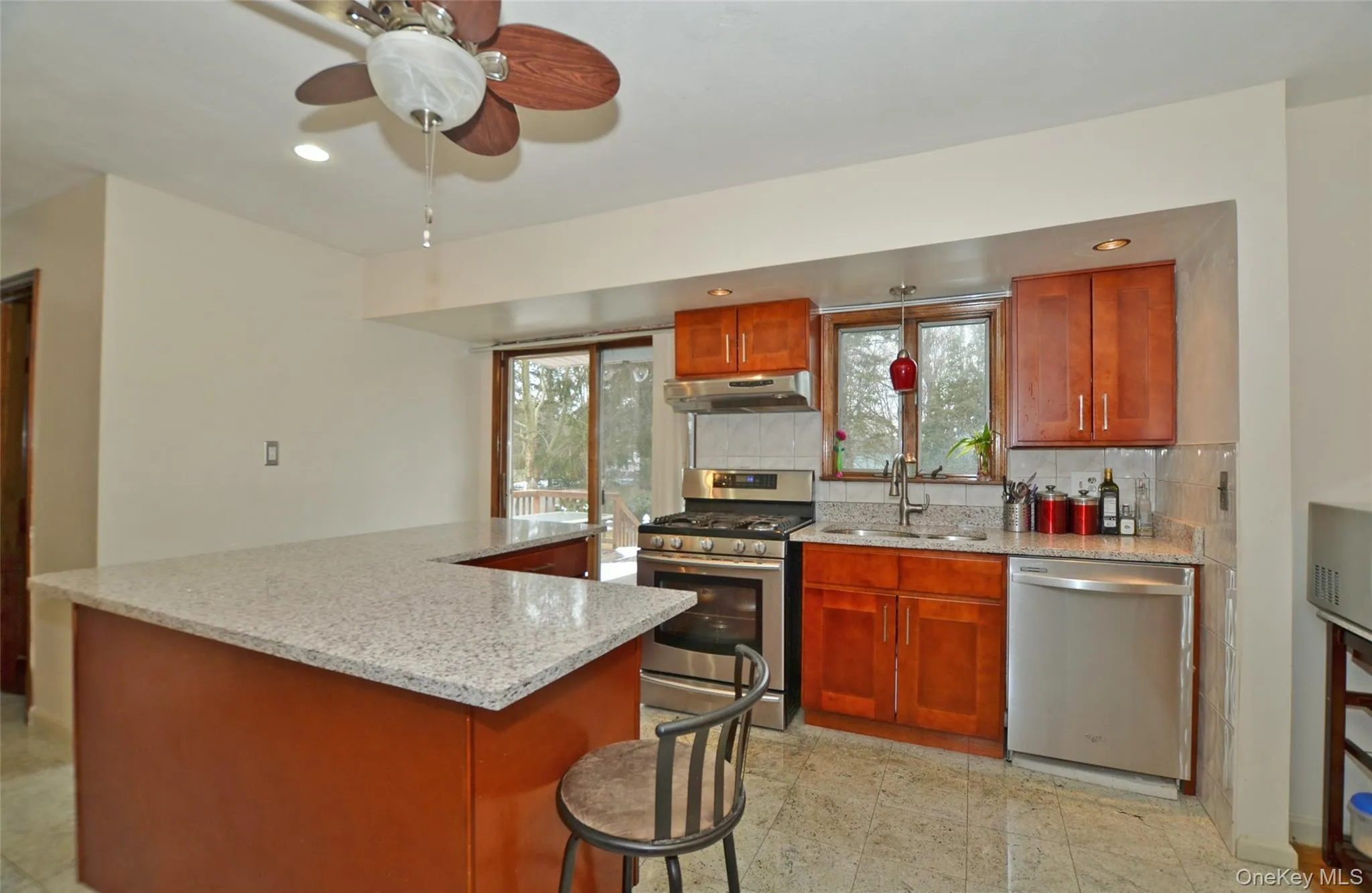 Sliders to back back deck. Sliders to back back deck.