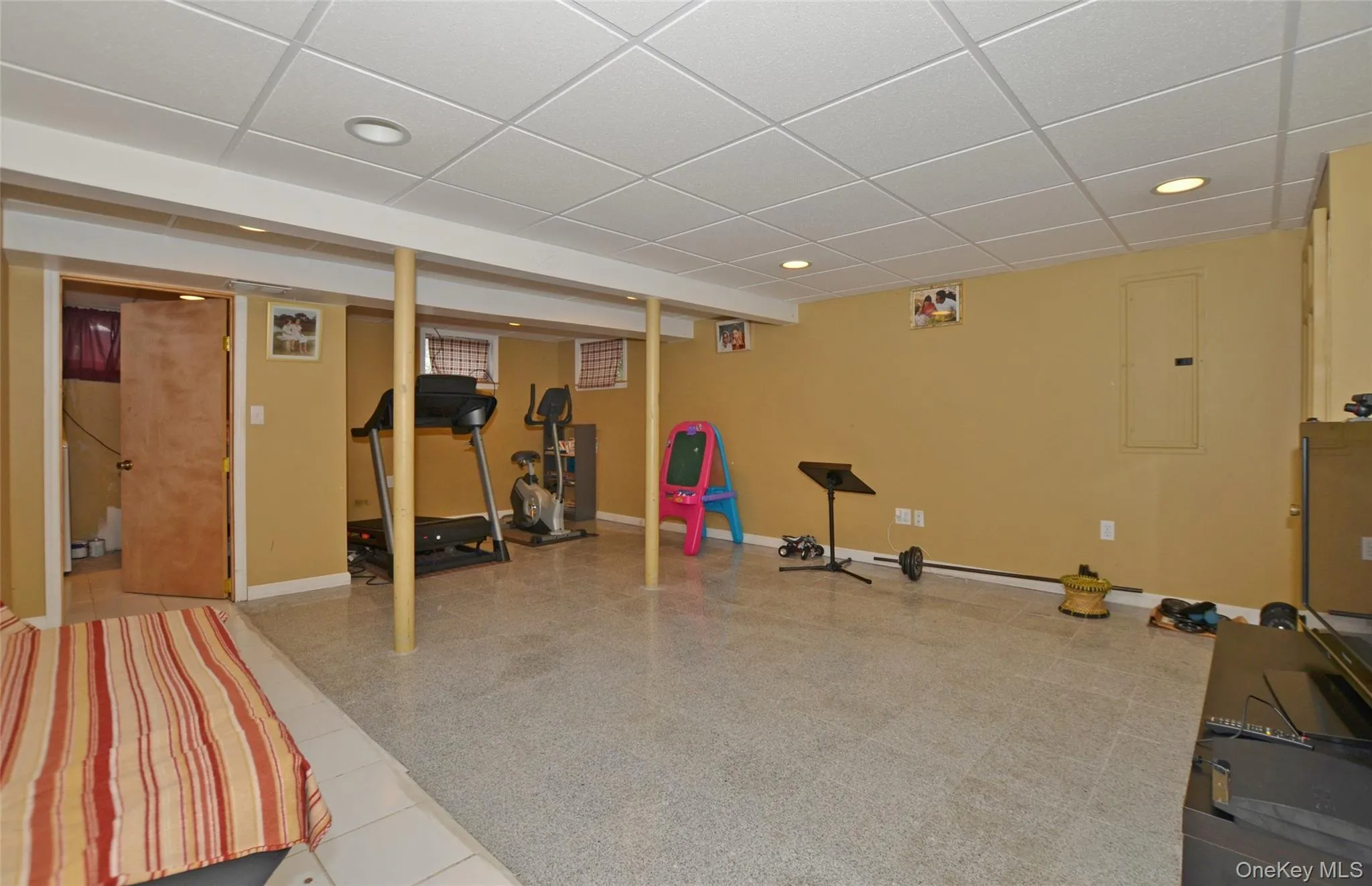 Storage or workout room plus a laundry room. Storage or workout room plus a laundry room.