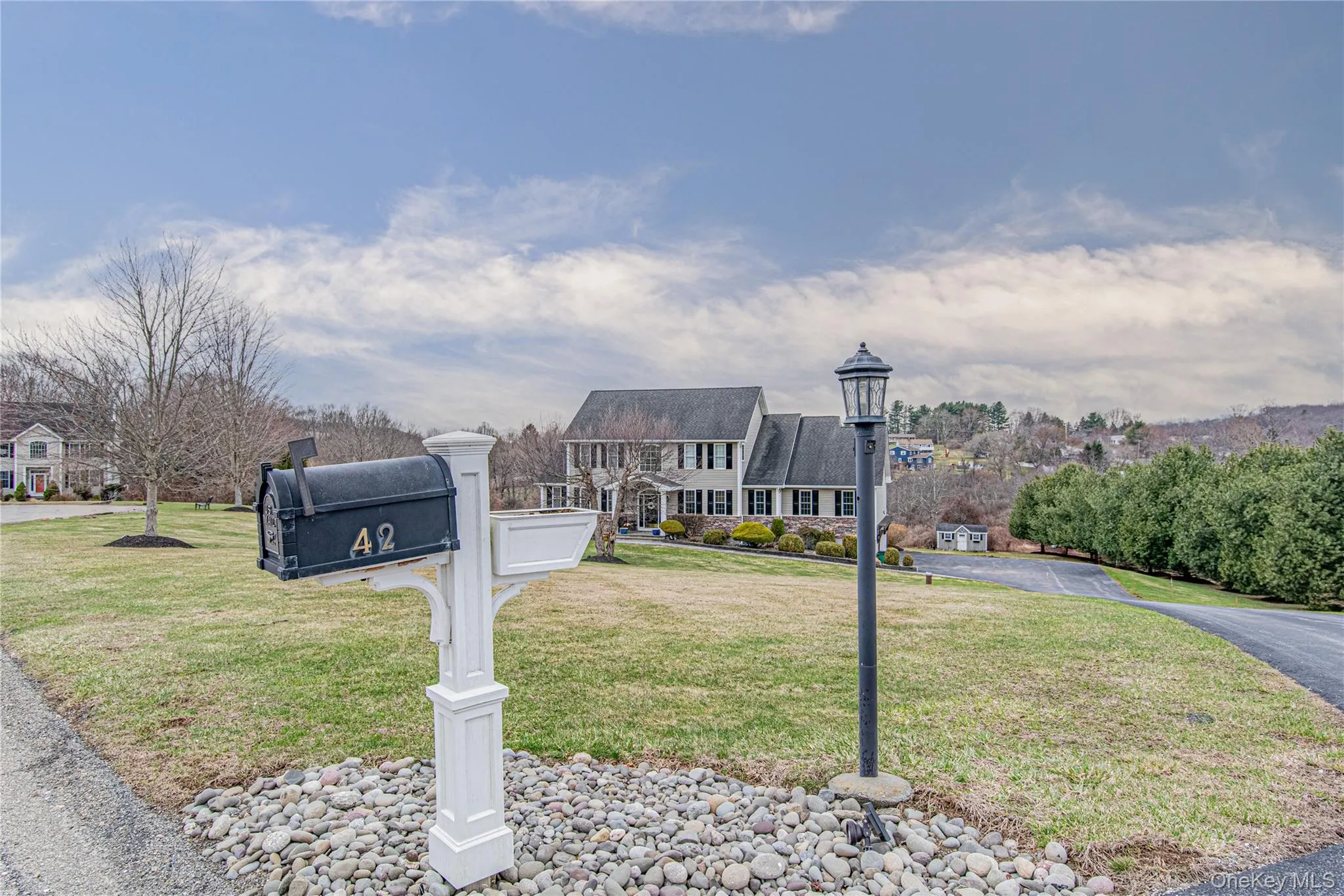 View of front of property with a front yard View of front of property with a front yard