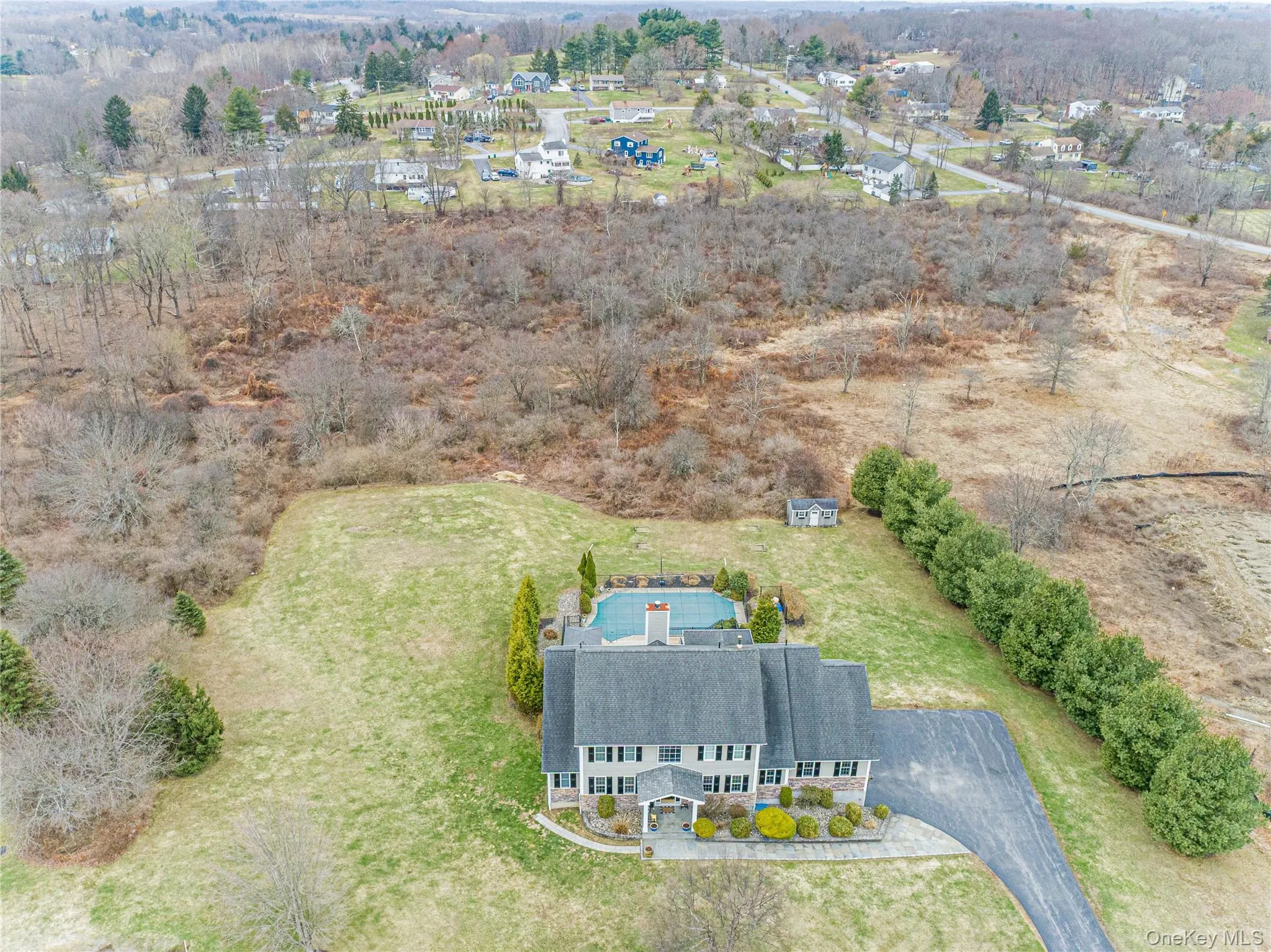 Aerial view of property and surrounding area Aerial view of property and surrounding area