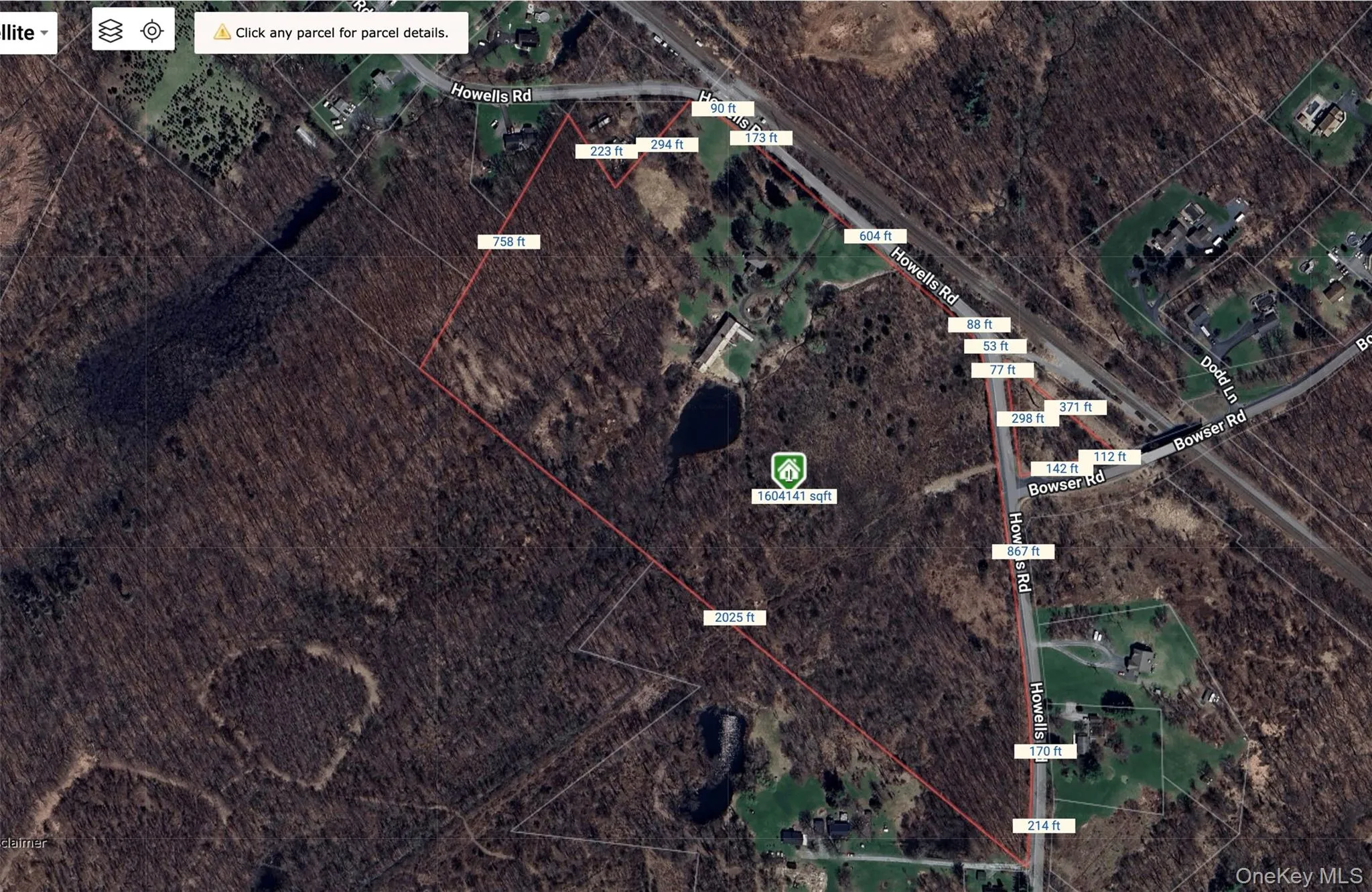 Map / location with property boundaries highlighted Map / location with property boundaries highlighted