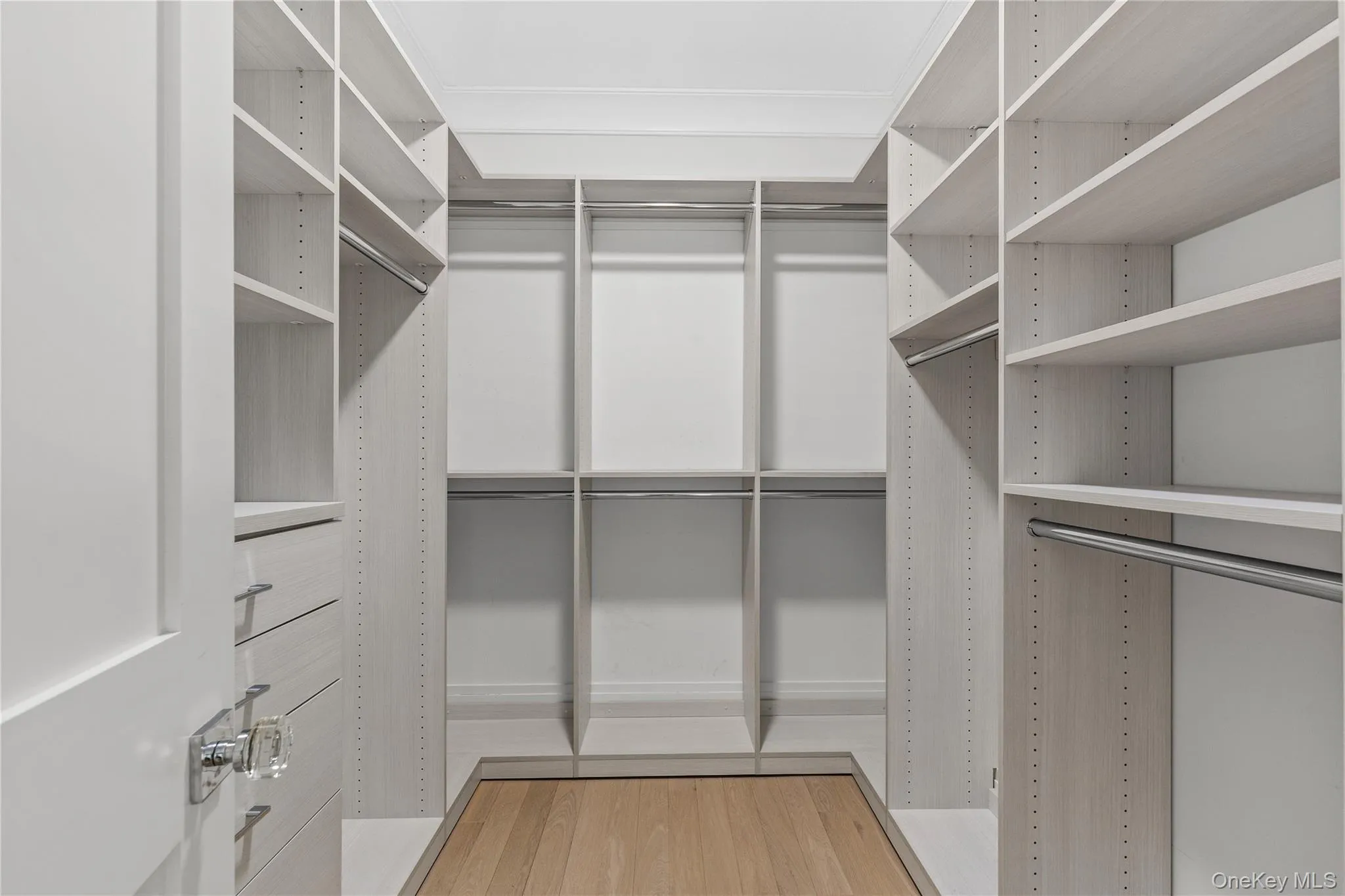 One of two primary suite walk in closets One of two primary suite walk in closets