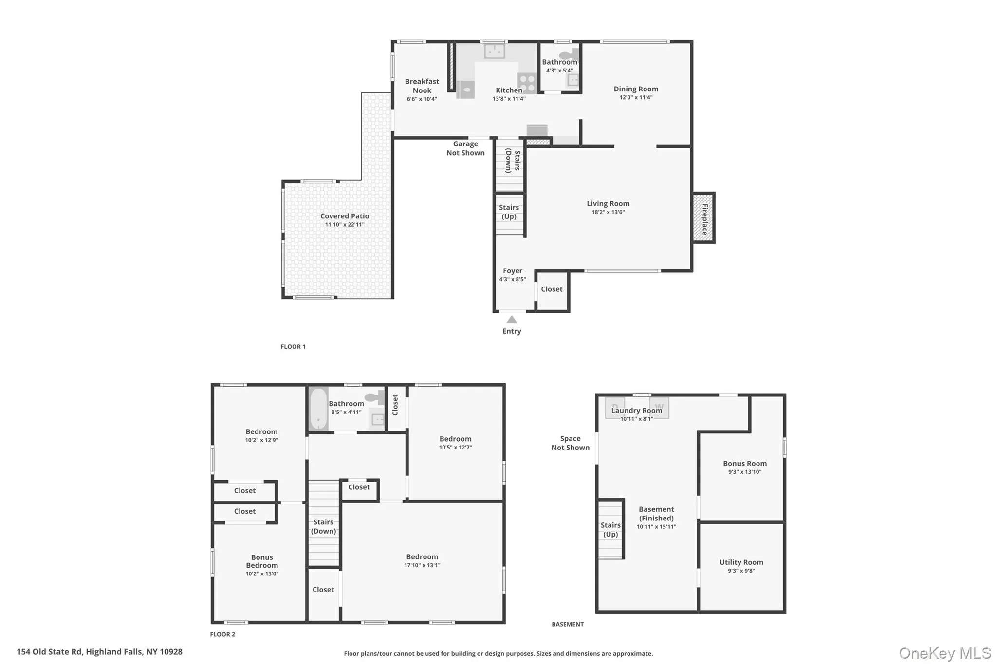 Combined floor plans. Combined floor plans.
