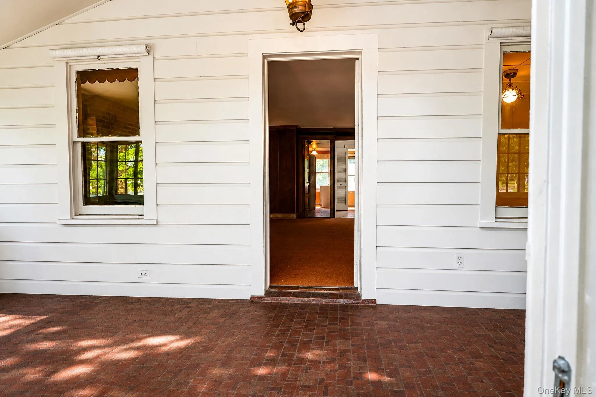 Front porch entryway AI enhanced Front porch entryway AI enhanced