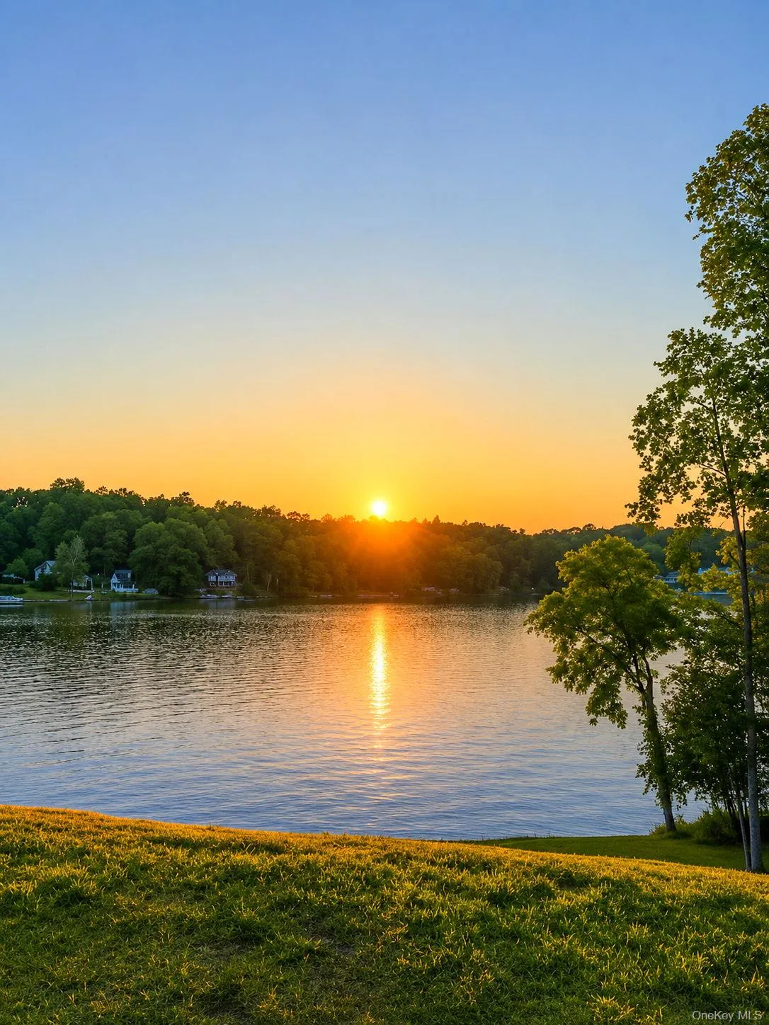 Sunset one the lake Sunset one the lake