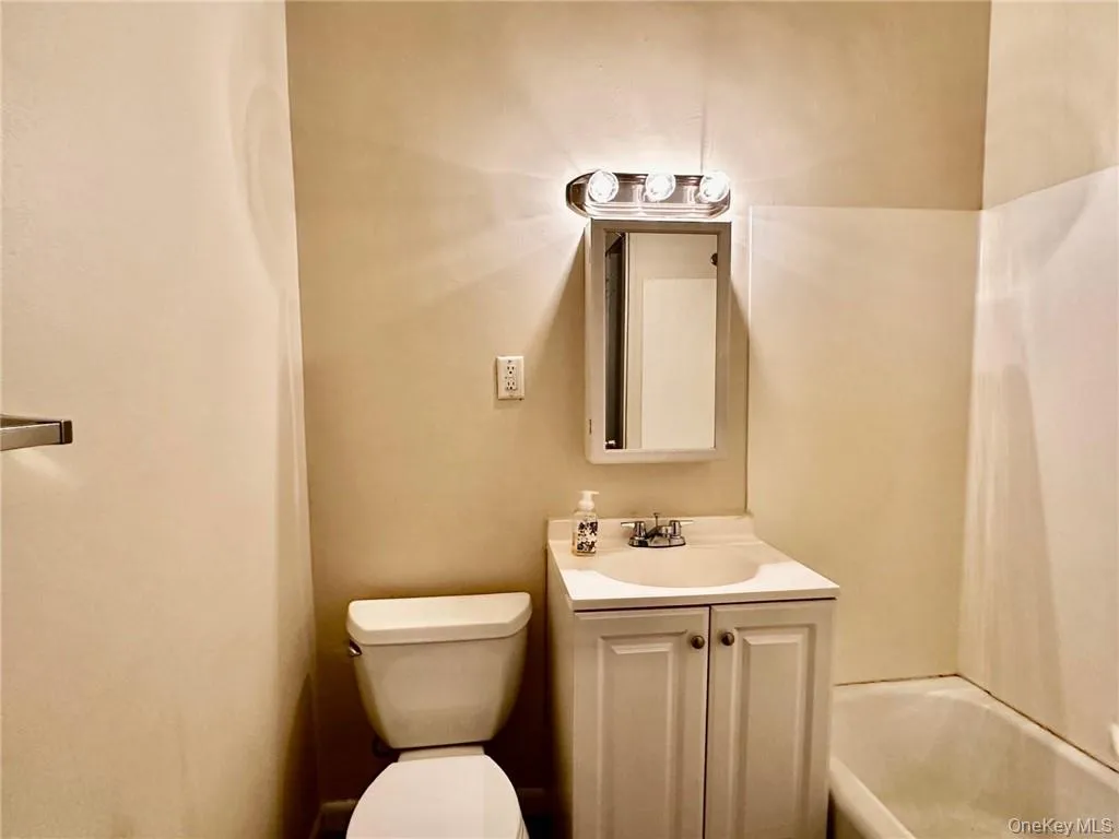 Bathroom with vanity and toilet Bathroom with vanity and toilet