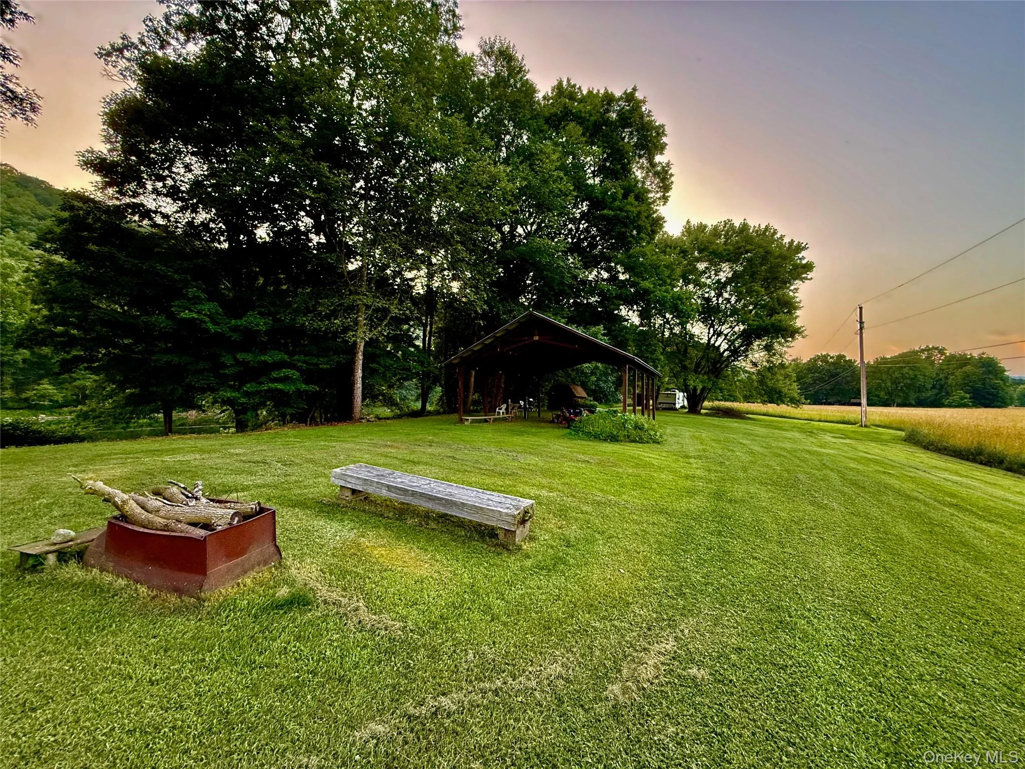Perfect area for fire pit Perfect area for fire pit