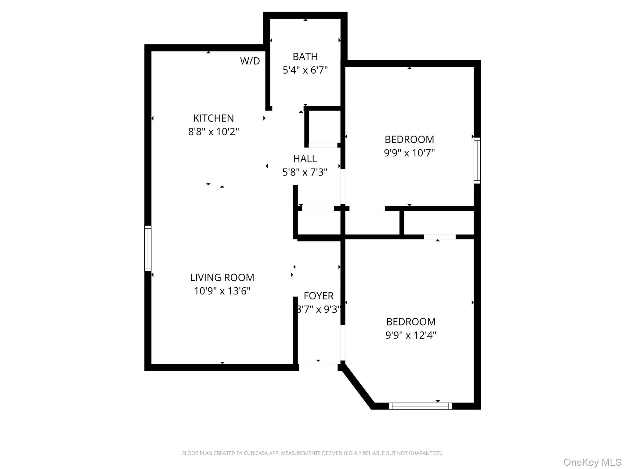 Floor plan of the apartment. Floor plan of the apartment.