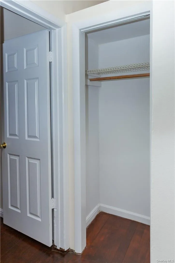 Hall closet. Hall closet.
