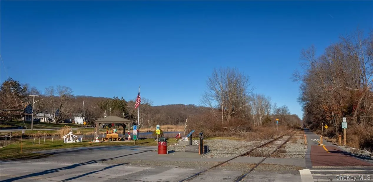 Less than .15 of a mile and you will be on the scenic Hudson Valley Rail Trail which is dedicated to bicyclists and hikers. Less than .15 of a mile and you will be on the scenic Hudson Valley Rail Trail which is dedicated to bicyclists and hikers.