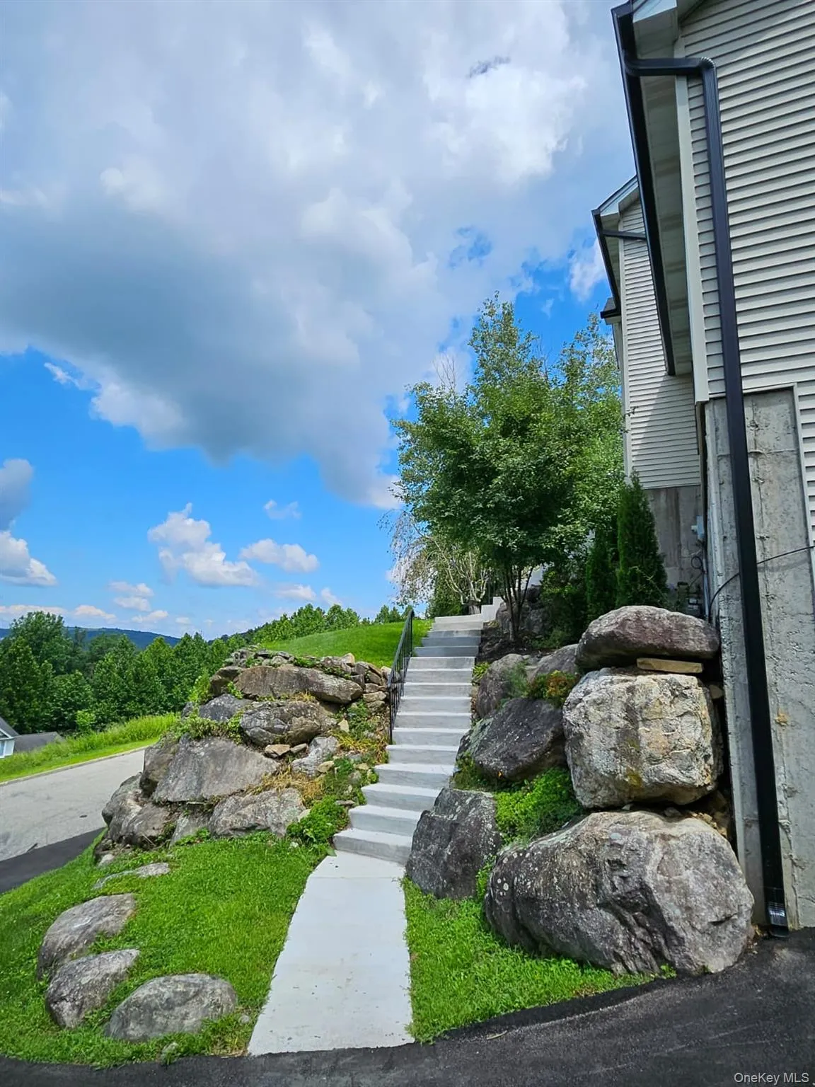 Exterior stair to front of home Exterior stair to front of home