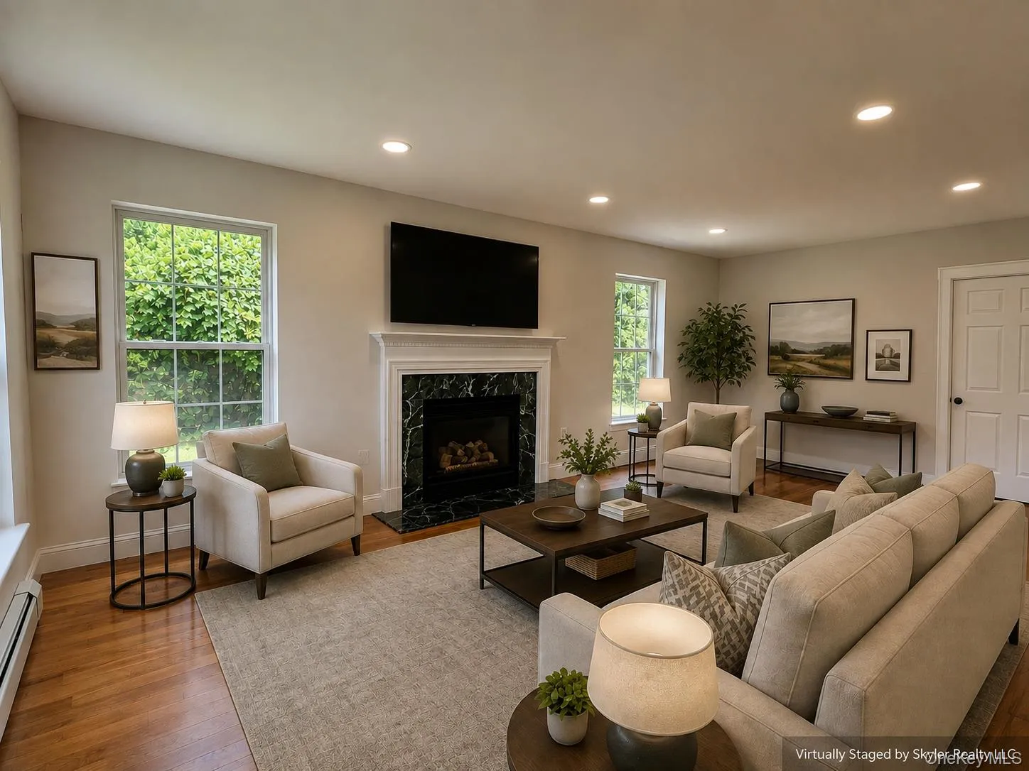 Virtually staged Livingroom NOTE: Virtual Staging is for illustrative purposes only. Furniture decor and accessories are digitally added and are not included with the property. (note some items maybe improperly rendered in this image) Refer to Livingroom Shot 1 for actual condition) Virtually staged Livingroom NOTE: Virtual Staging is for illustrative purposes only. Furniture decor and accessories are digitally added and are not included with the property. (note some items maybe improperly rendered in this image) Refer to Livingroom Shot 1 for actual condition)