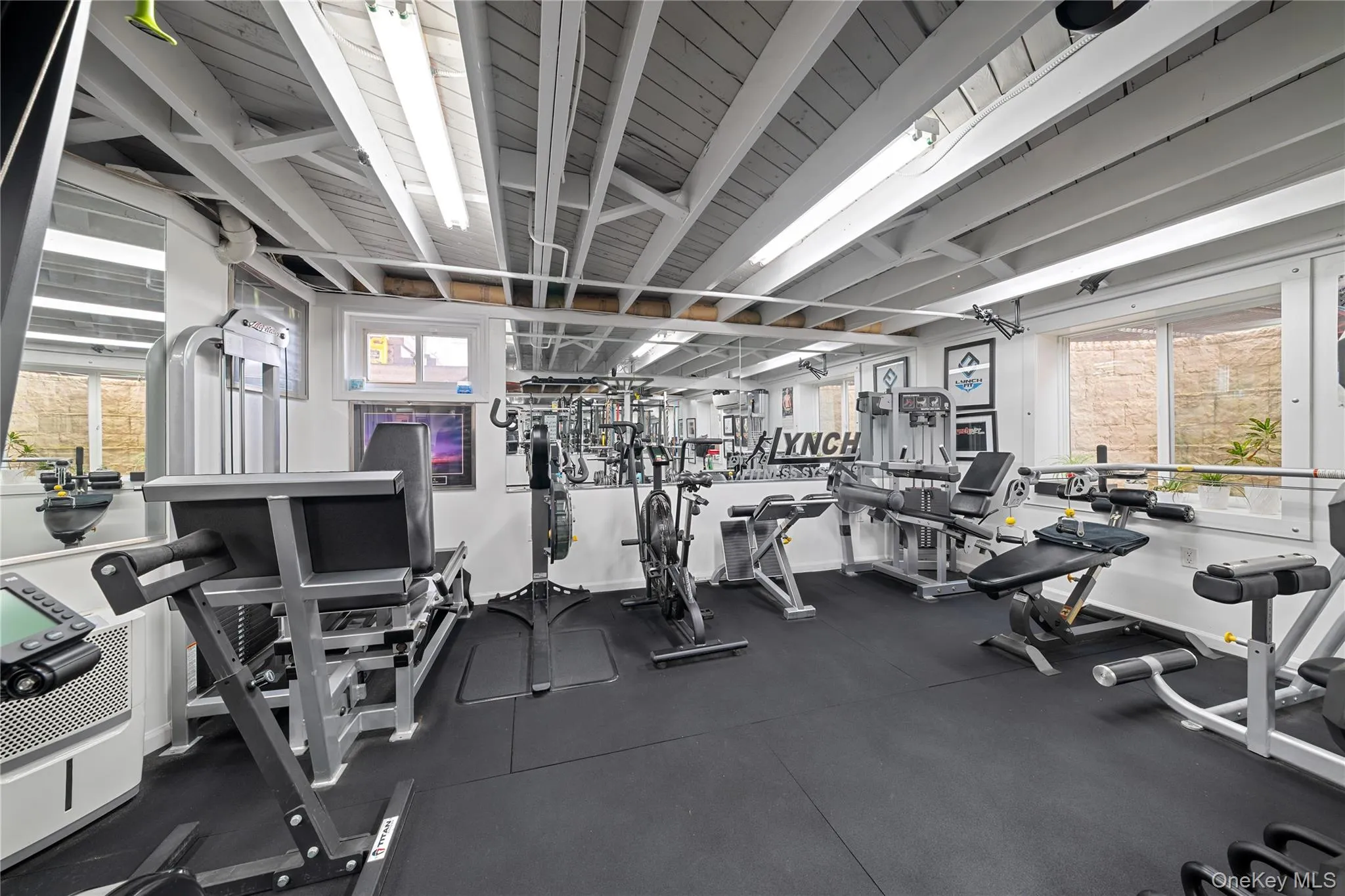 View of workout area View of workout area