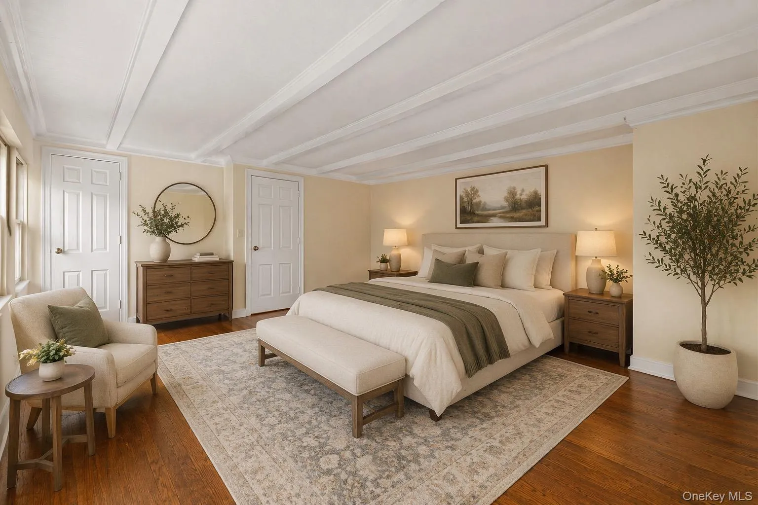 Bedroom virtually staged Bedroom virtually staged
