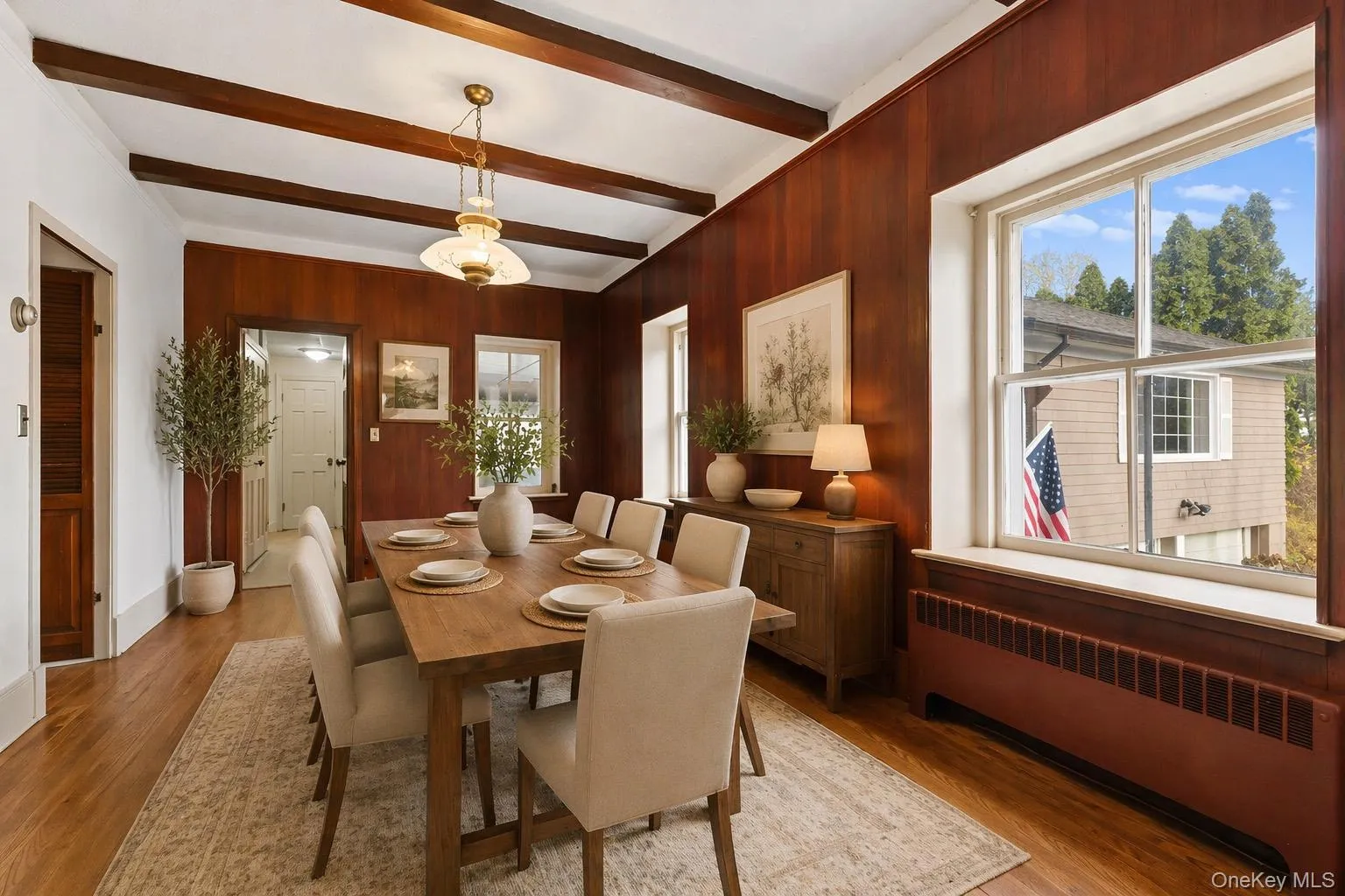 Dining room virtually staged Dining room virtually staged