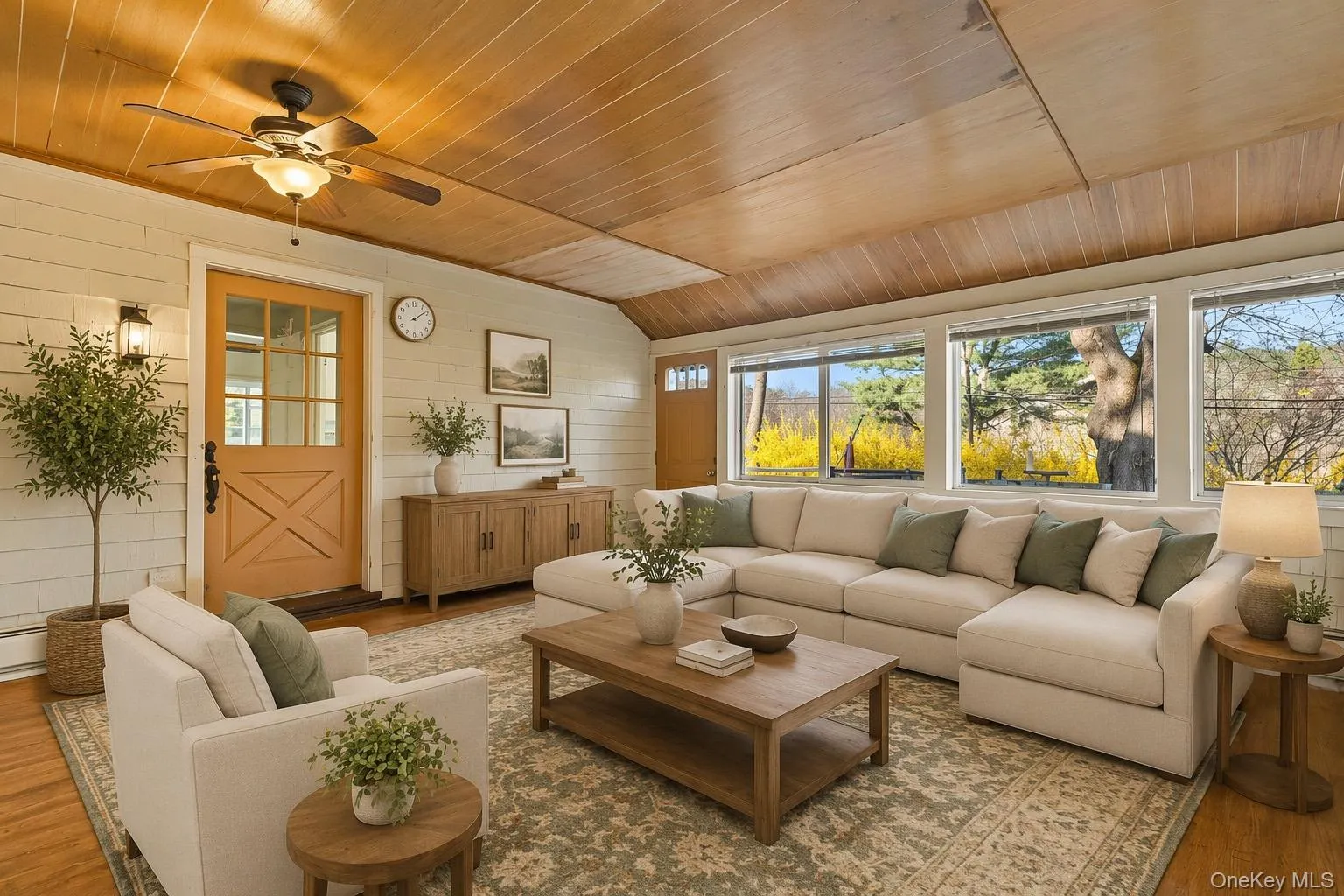 Family Room virtually staged Family Room virtually staged