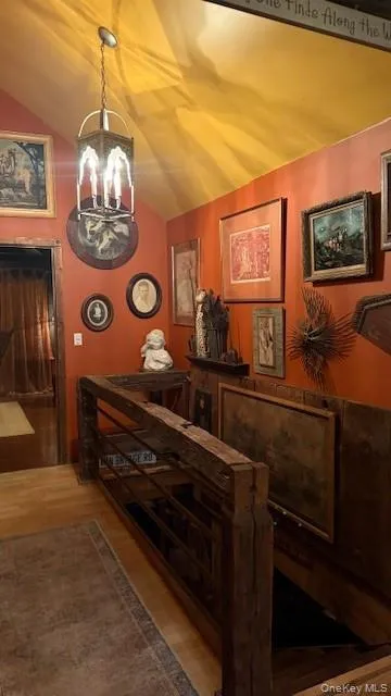 Hand-hewn beam and copper railing Hand-hewn beam and copper railing