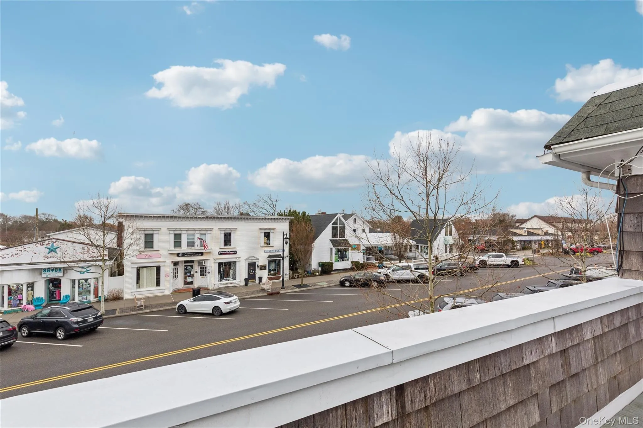 Main St view from large deck Main St view from large deck