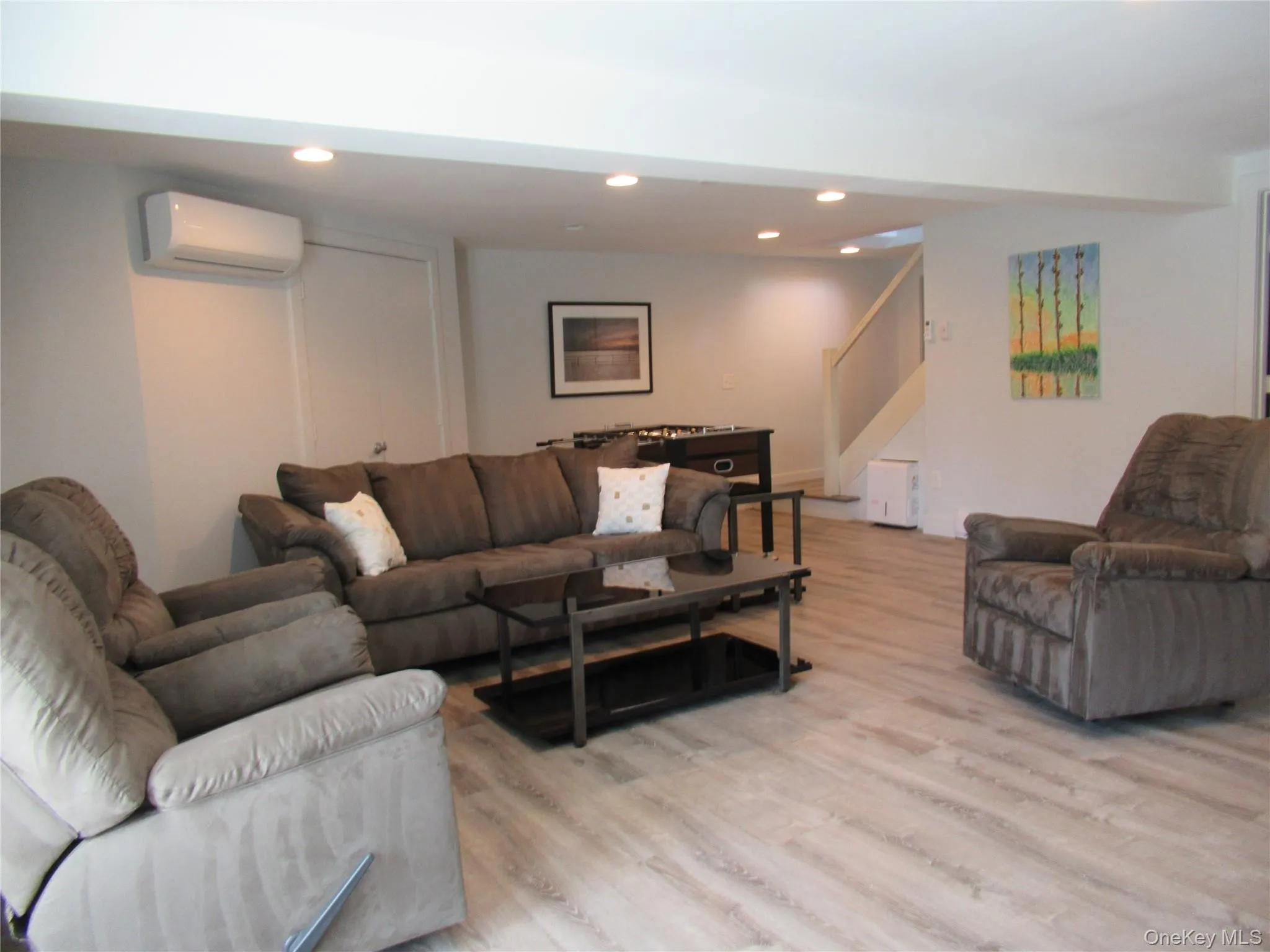 Use as a game room, media space or exercise area Use as a game room, media space or exercise area