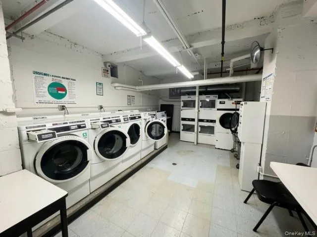 The building laundry area. The building laundry area.