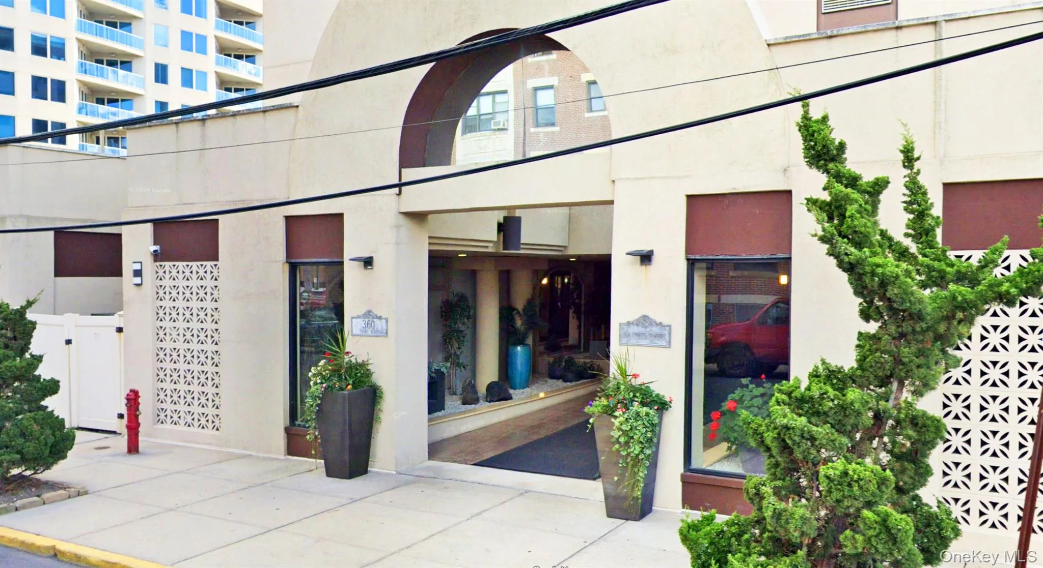 Front of the building Front of the building