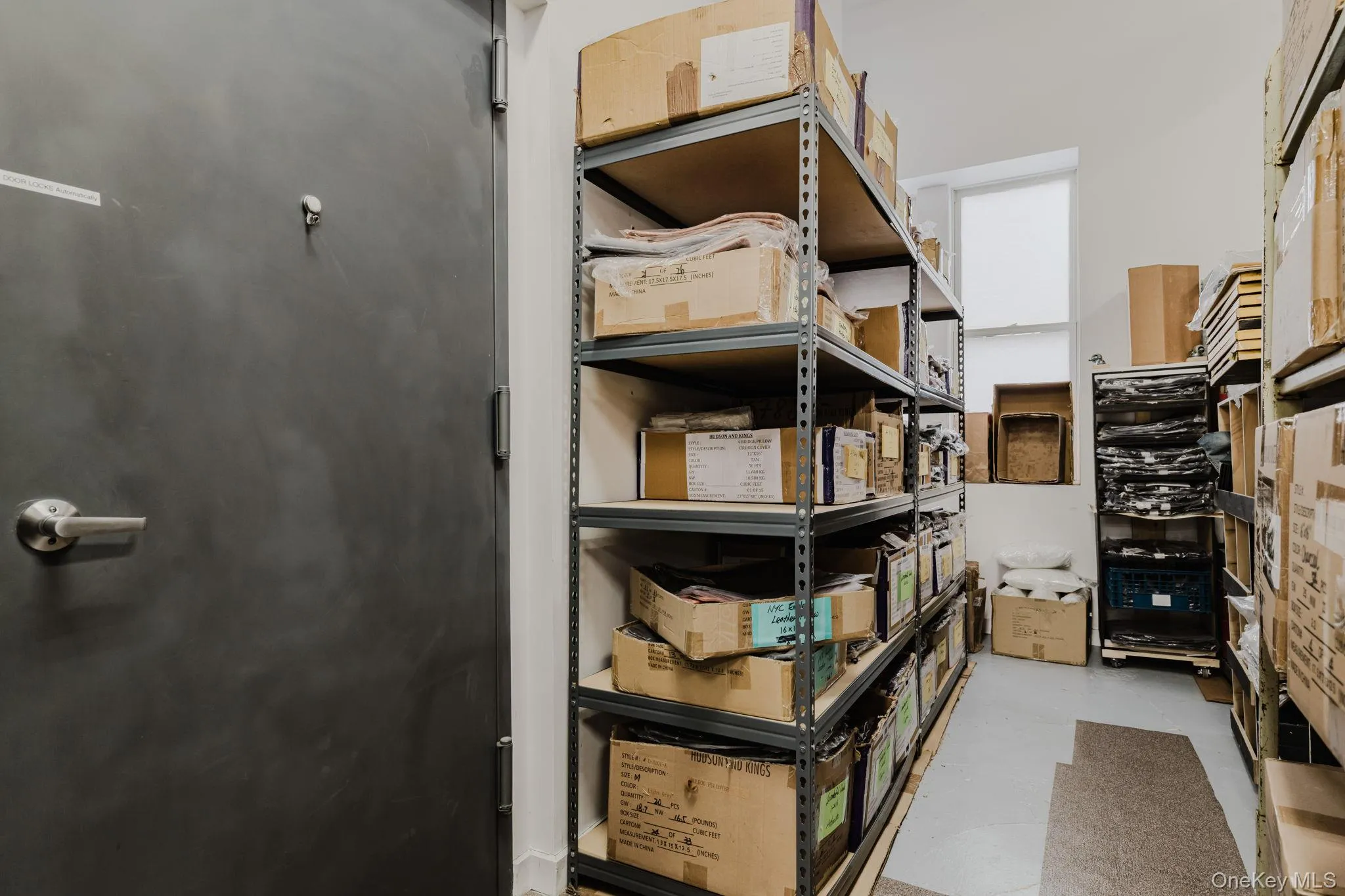 View of storage room View of storage room