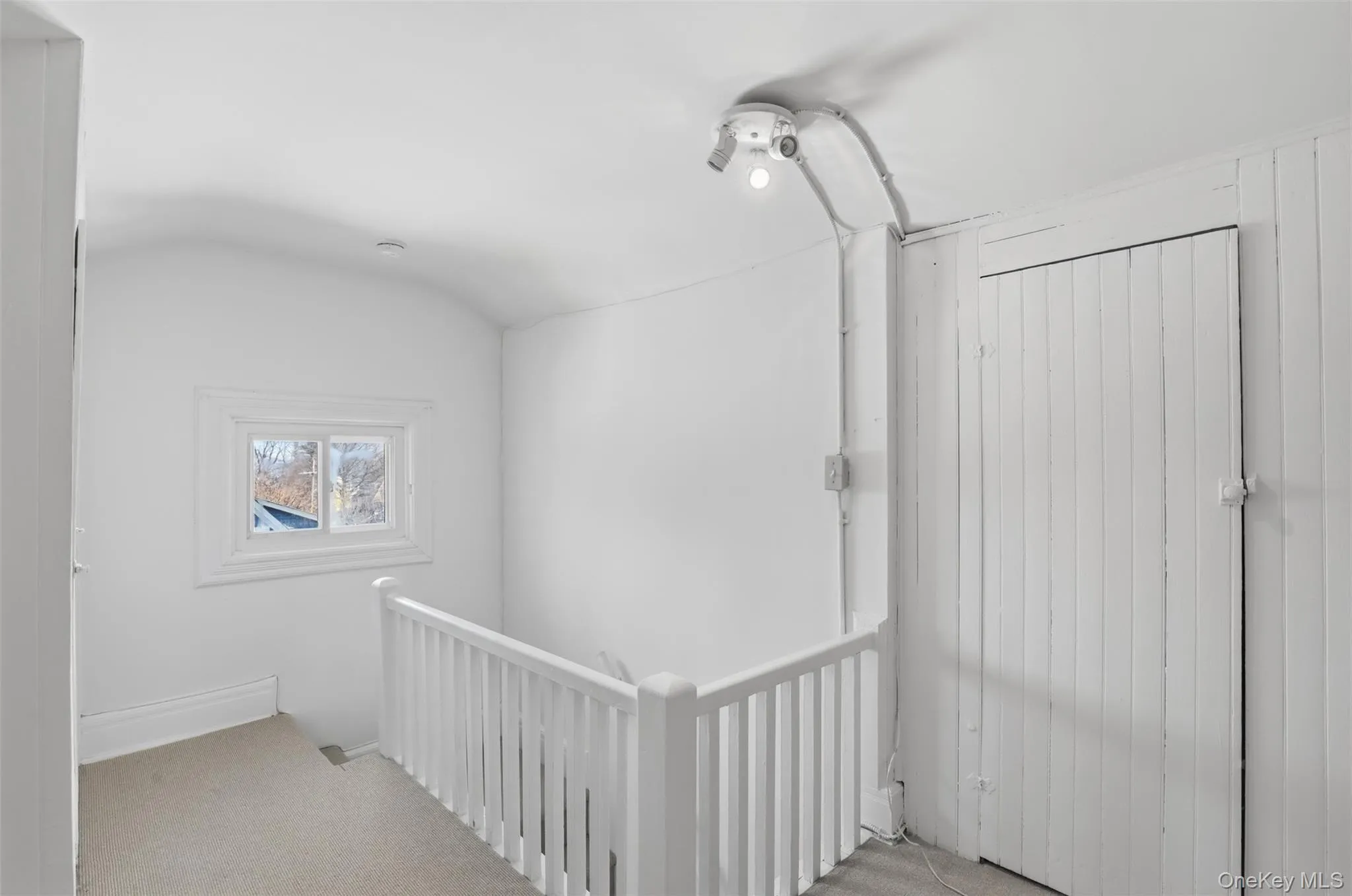 Walk stairs to attic Walk stairs to attic