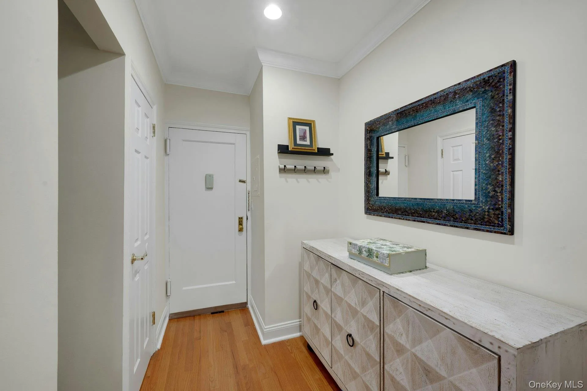 Entry foyer with closet Entry foyer with closet