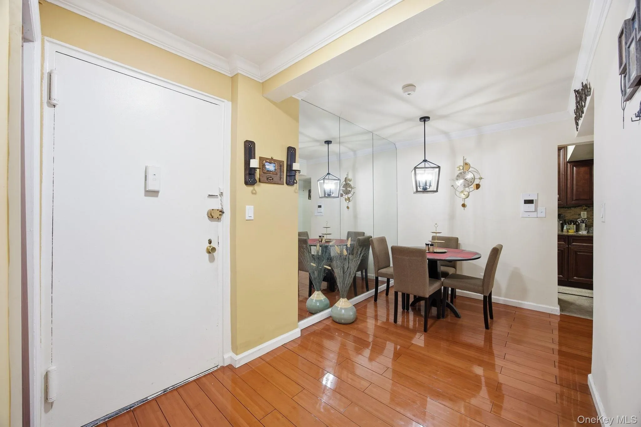 Entry foyer connects to the dining area, creating an open and inviting layout. Entry foyer connects to the dining area, creating an open and inviting layout.
