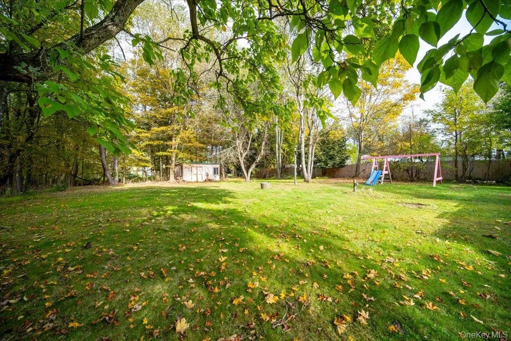 View of yard with a playground. (Shed not included in rental) View of yard with a playground. (Shed not included in rental)