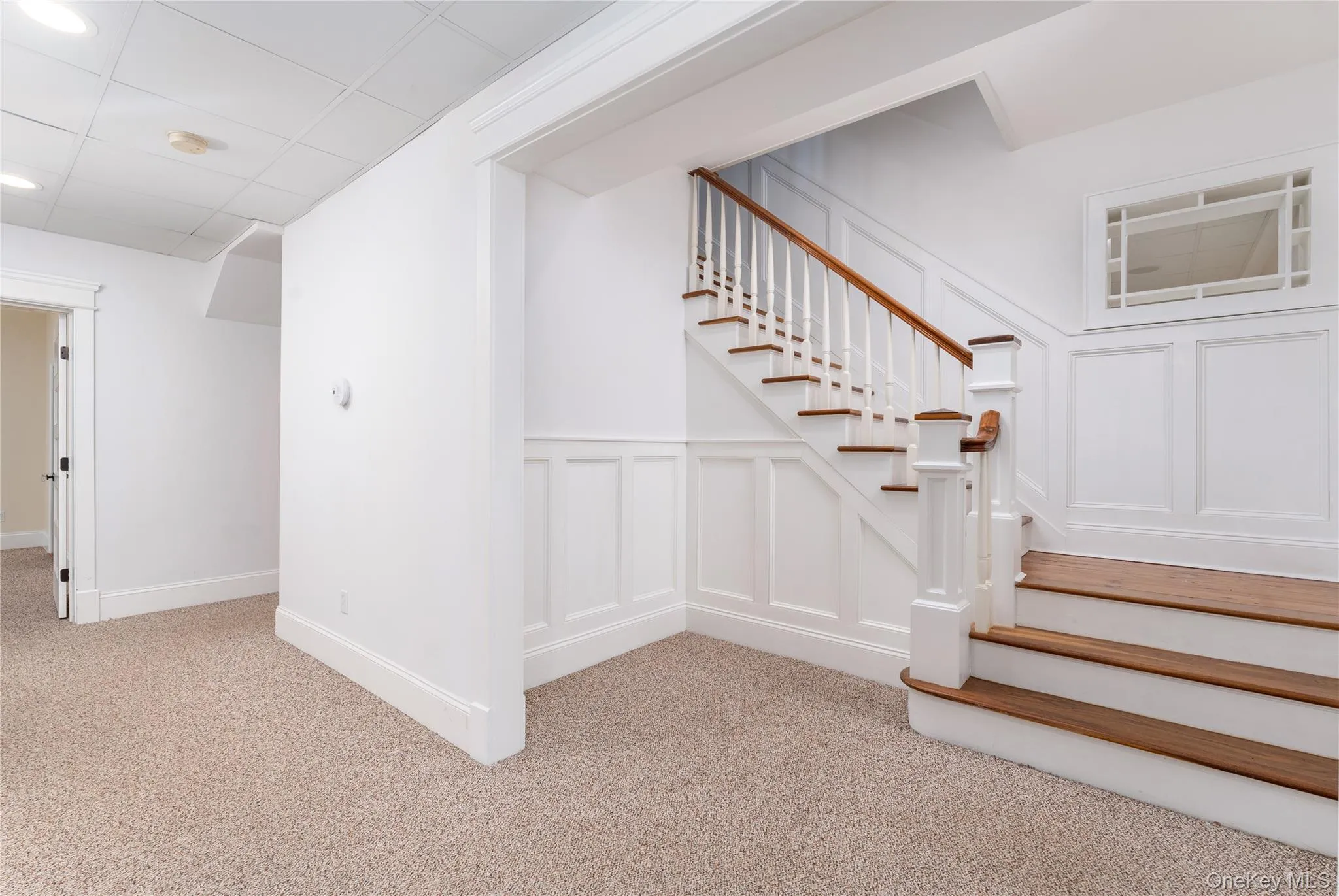 Custom Staircase To Finished Lower Level With Bedroom, Study, Playroom & Full Bathroom Custom Staircase To Finished Lower Level With Bedroom, Study, Playroom & Full Bathroom