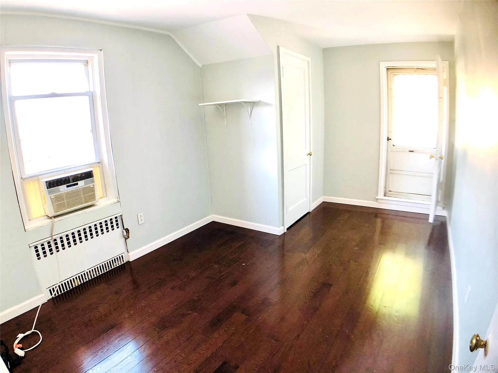 Full sized bedroom with closet storage Full sized bedroom with closet storage