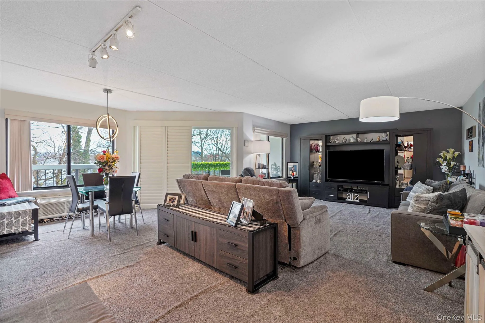 Great space in the living room with flooded glass doors to the terrace and dining area Great space in the living room with flooded glass doors to the terrace and dining area
