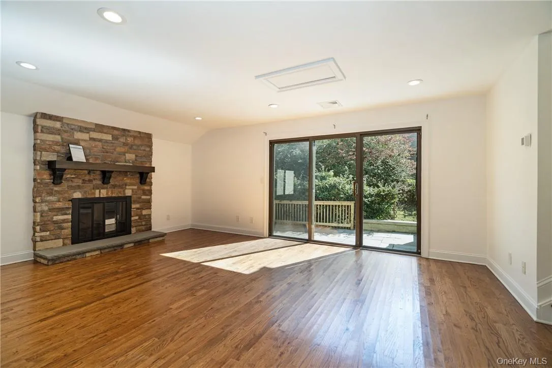 Sliding glass door to patio Sliding glass door to patio