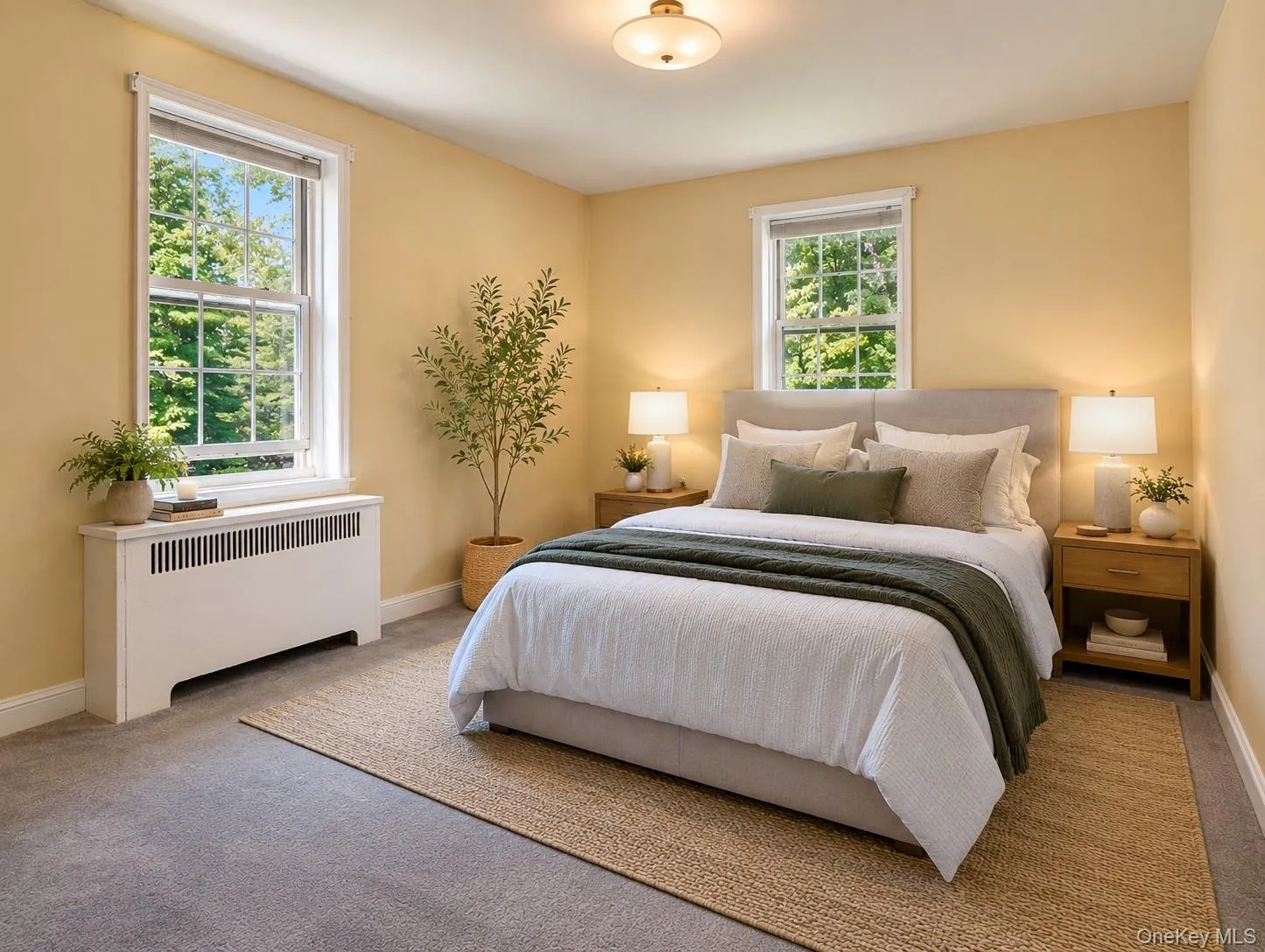 Virtually staged bedroom. Still room for a dresser and armoire. Virtually staged bedroom. Still room for a dresser and armoire.
