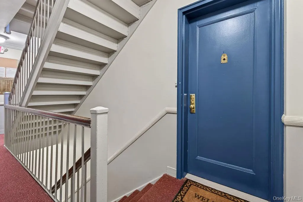 Door to your First floor unit and one flight down to the laundry and storage. Door to your First floor unit and one flight down to the laundry and storage.